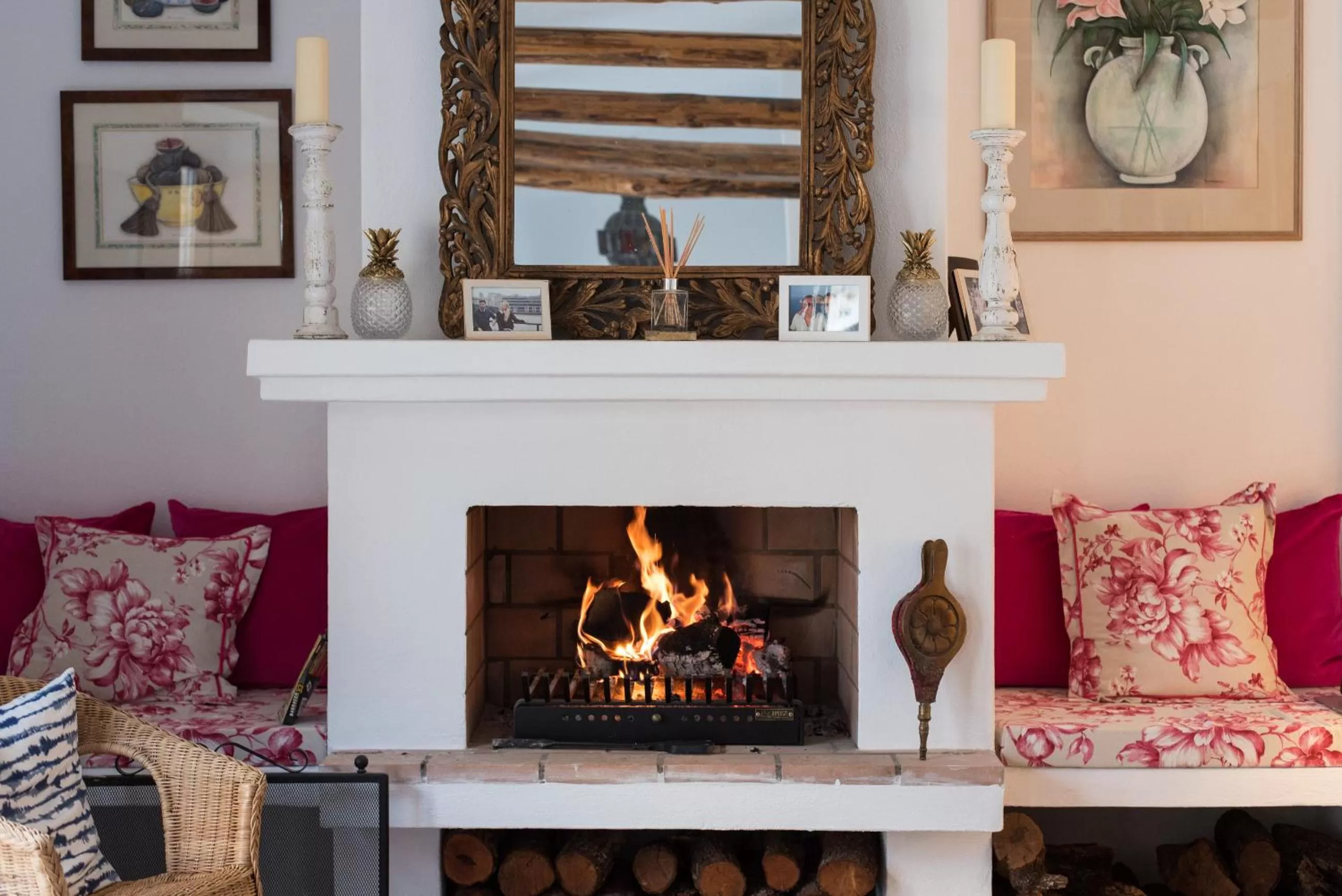 Living room in Casa Higueras