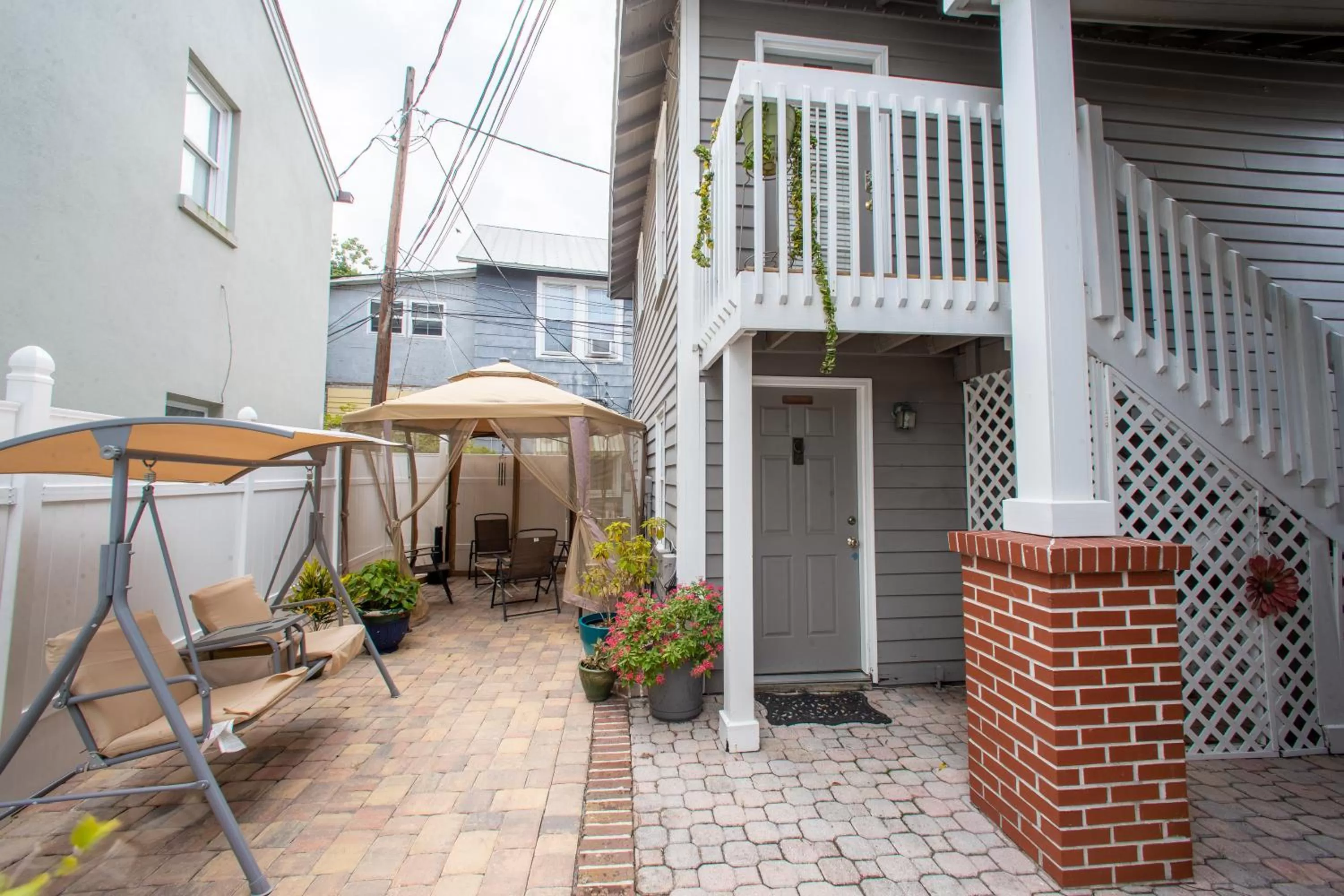 Patio in Carriage Way Centennial House - Adult Only- Saint Augustine