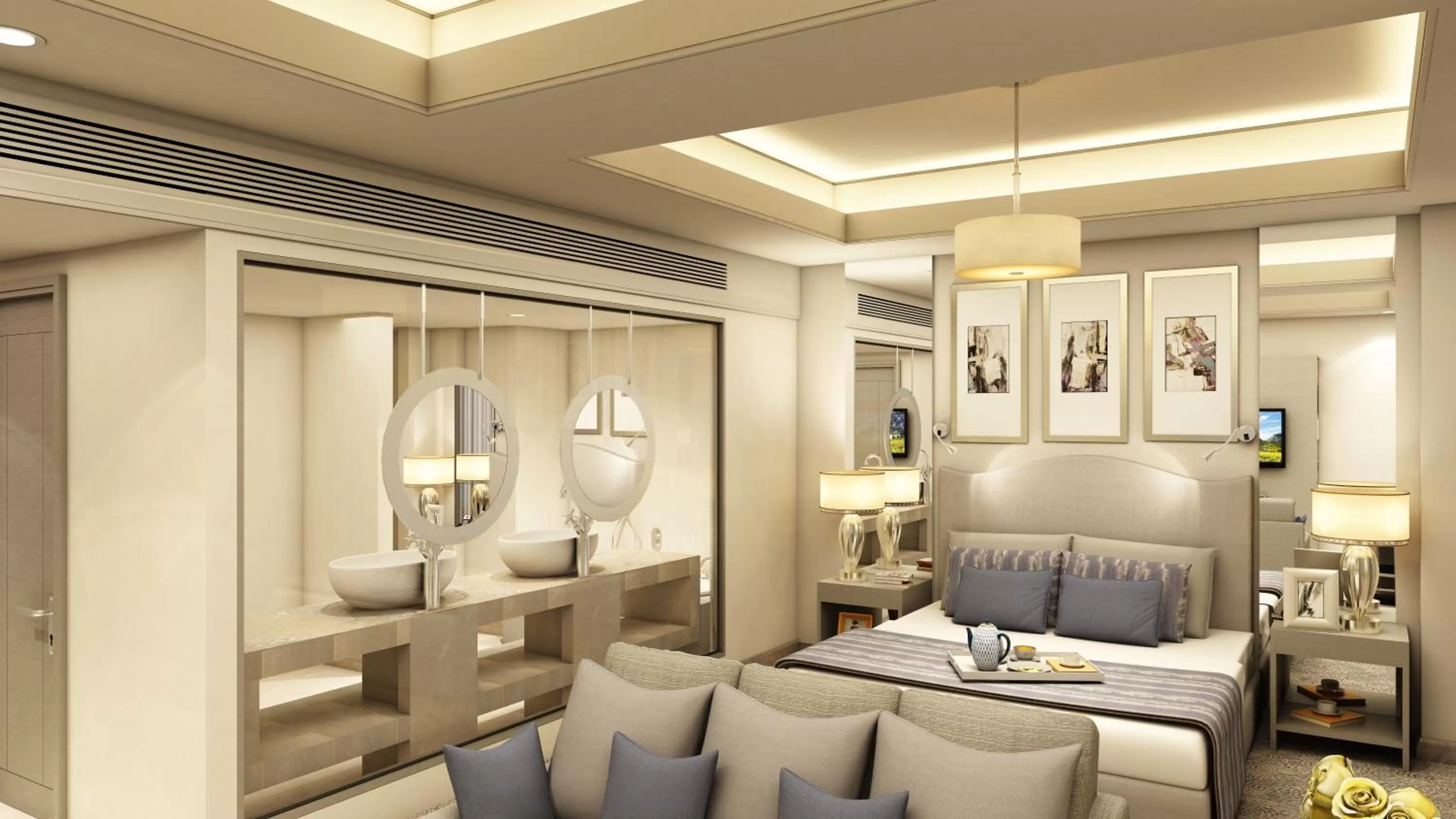 Bed in Efcee Sarovar Premiere Bhavnagar