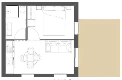 Floor Plan in Auberge De La Foret Bonifatu