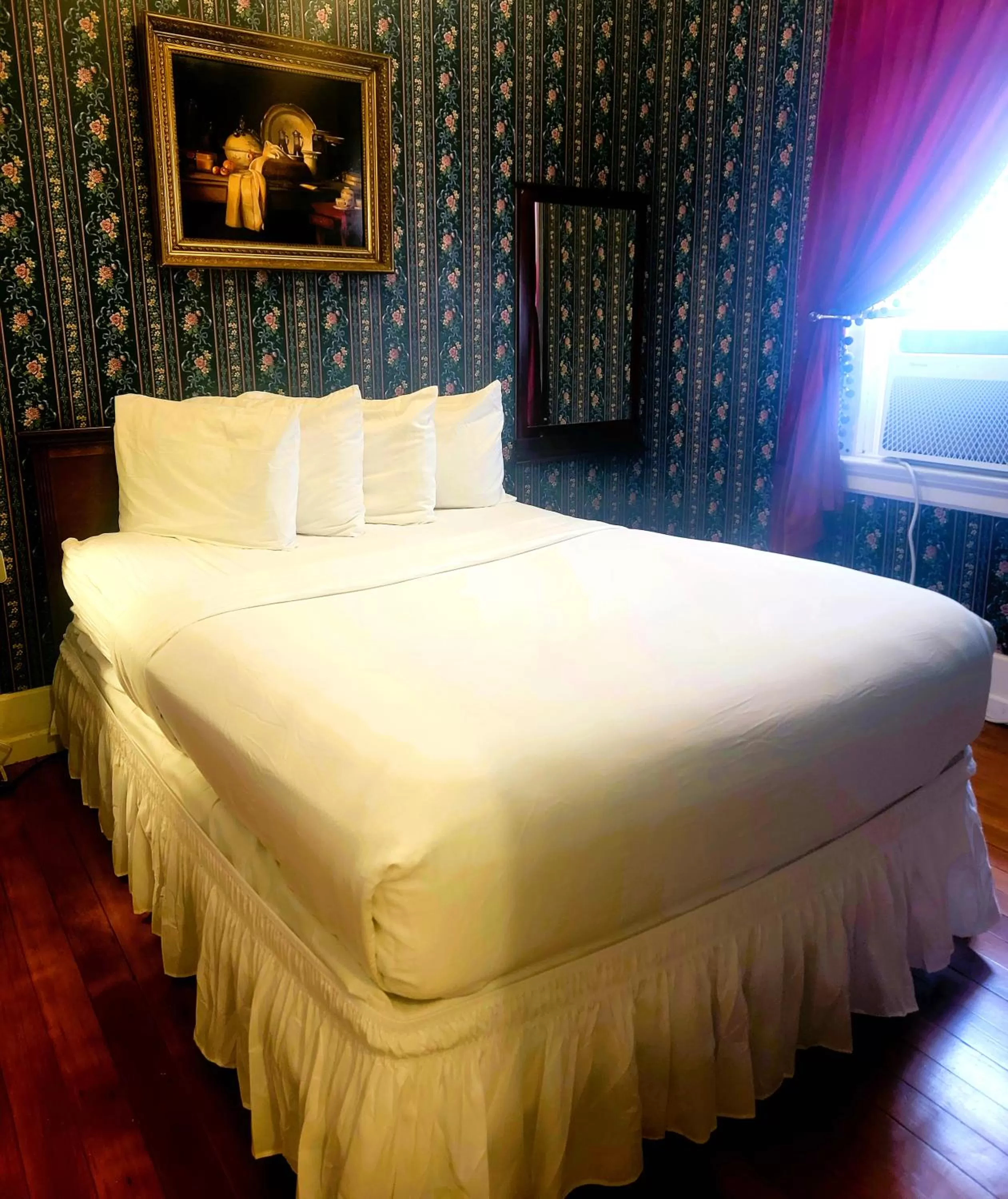 Bed in Copper Queen Hotel