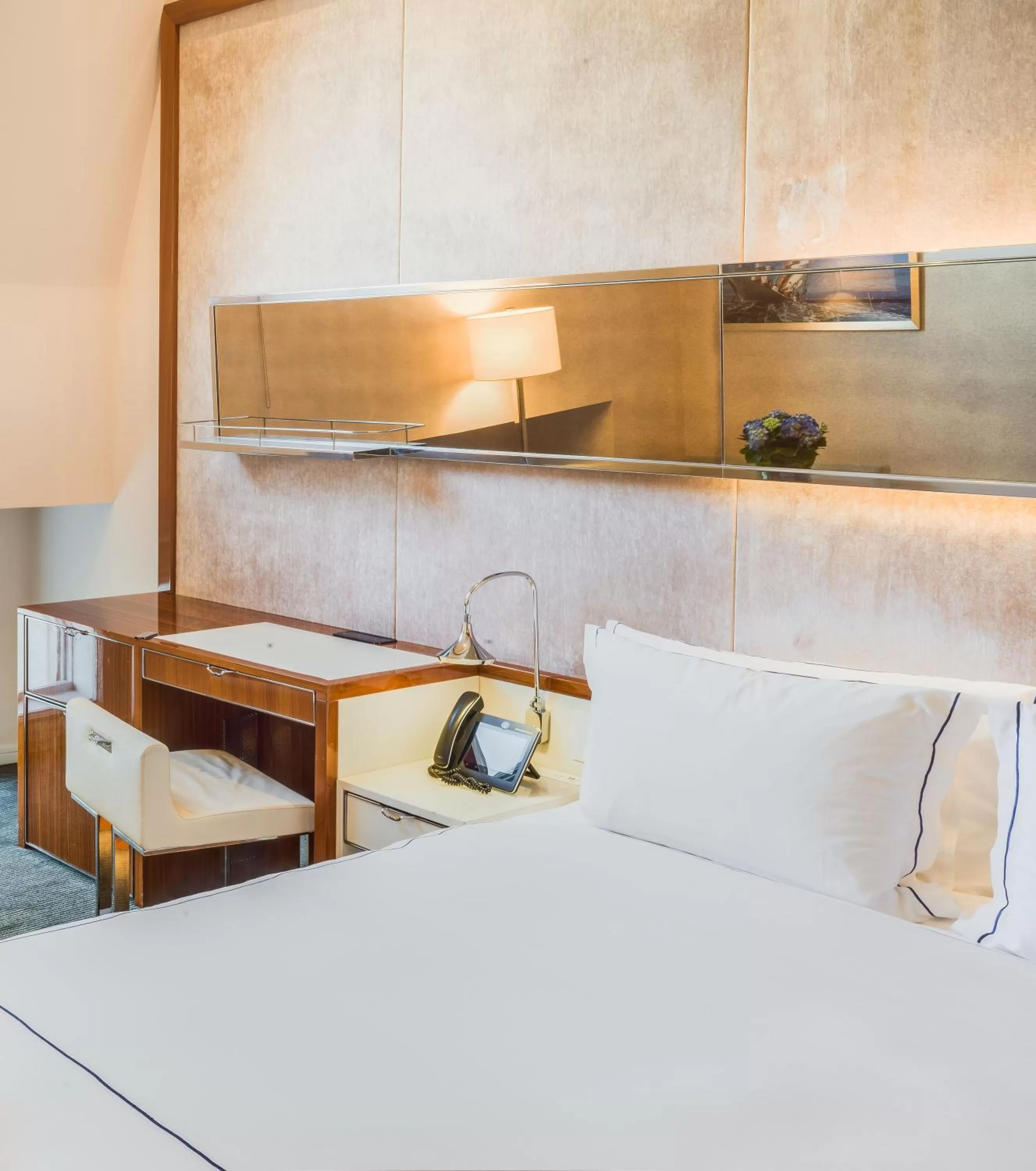 Bed in 33 Hotel, New York City, Seaport