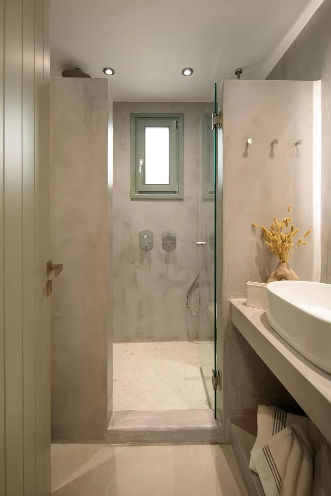 Shower, Bathroom in Makava Suites Naxos