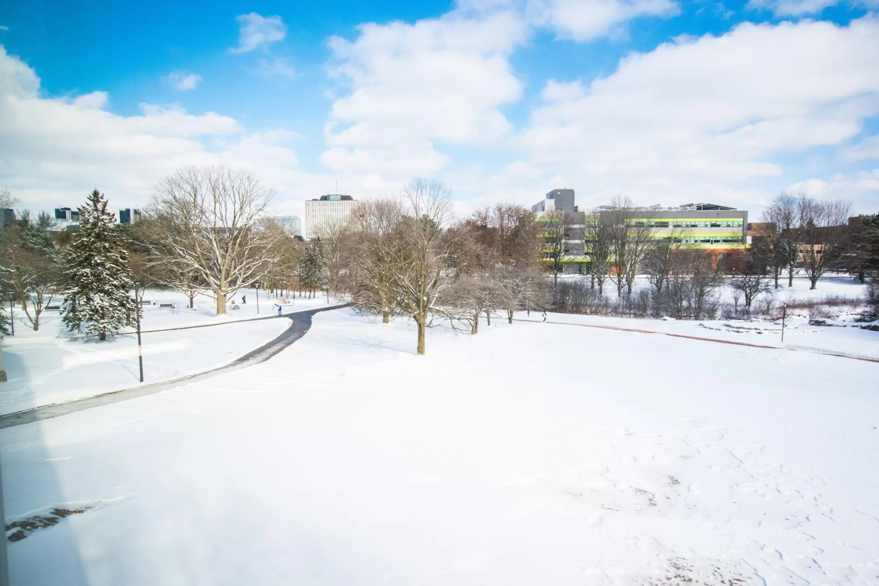 Natural landscape, Winter in United College