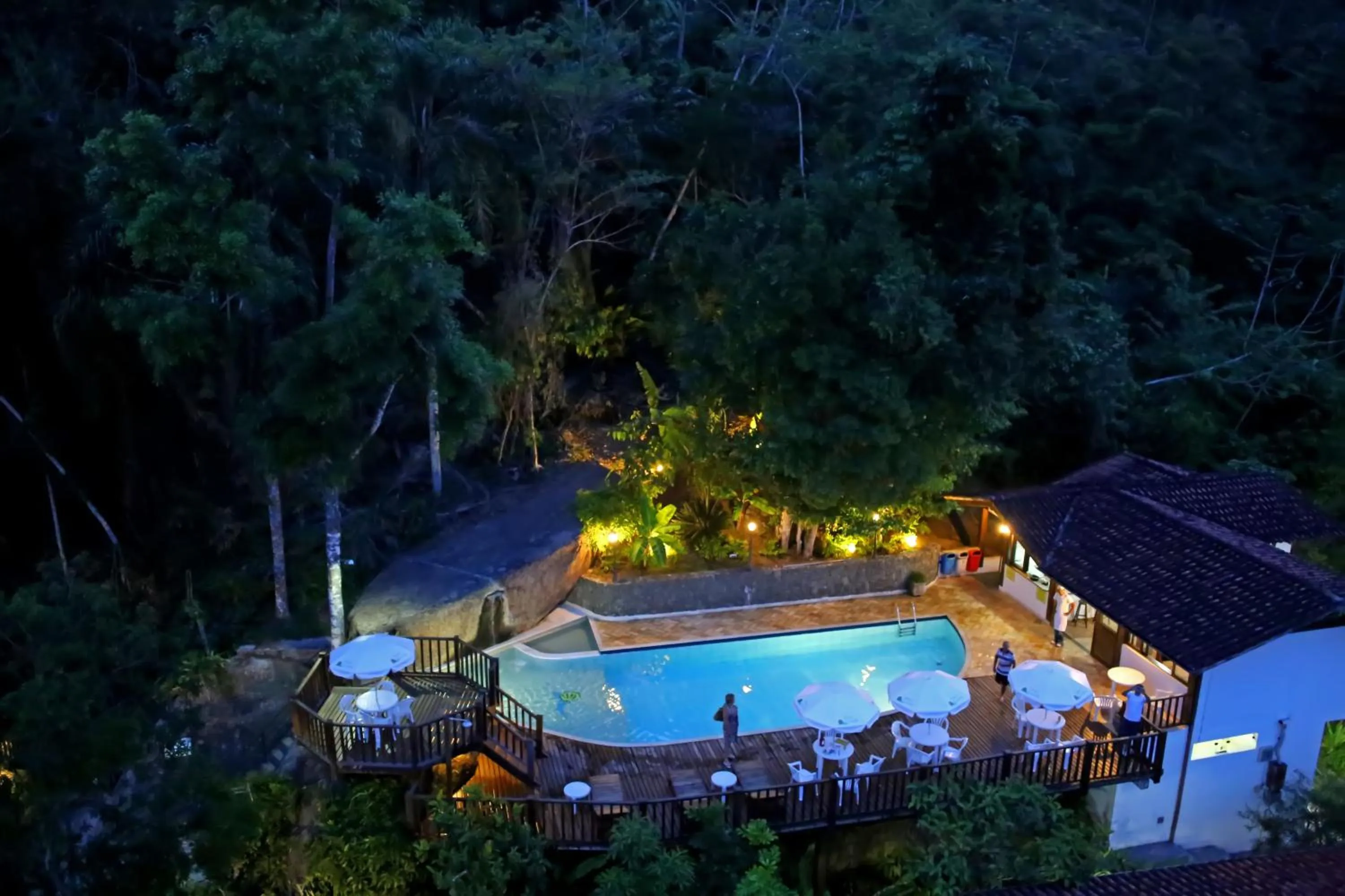 Bird's eye view in Hotel Coquille