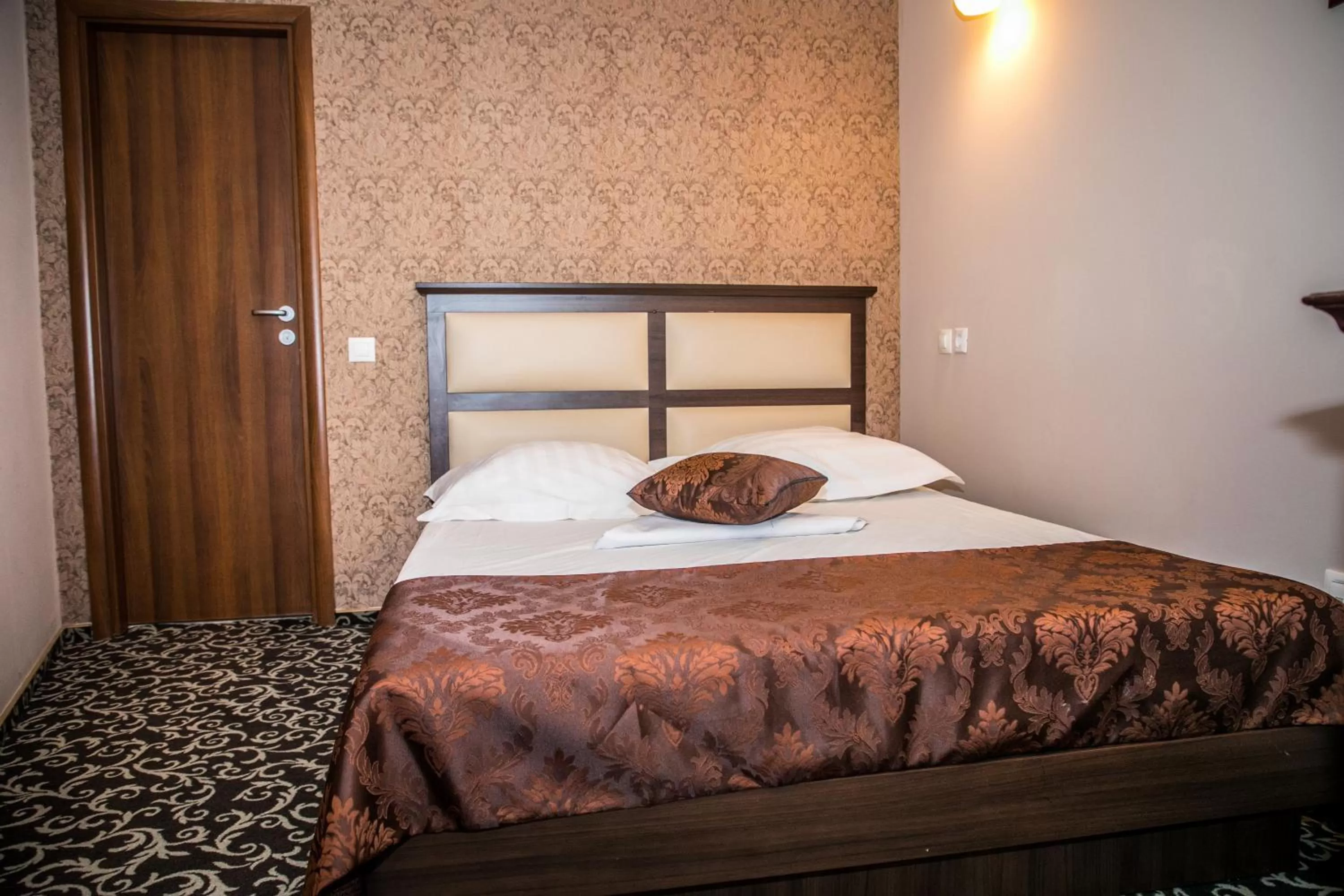 Bed in Hotel Megalos