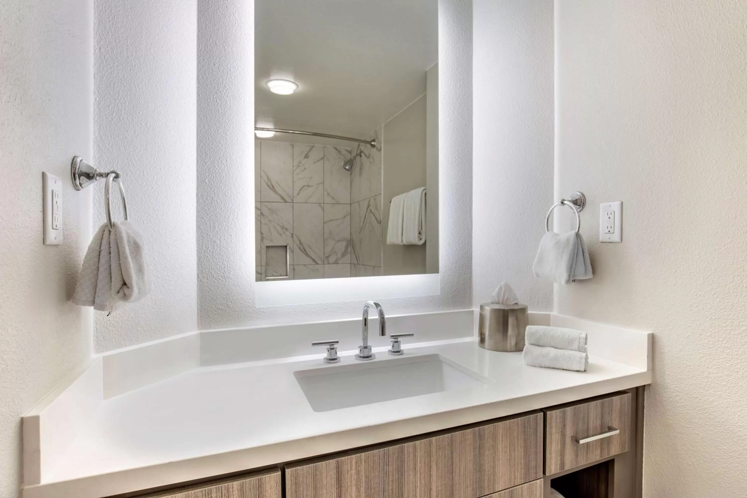 Bathroom in Hilton Grand Vacations Club on the Las Vegas Strip