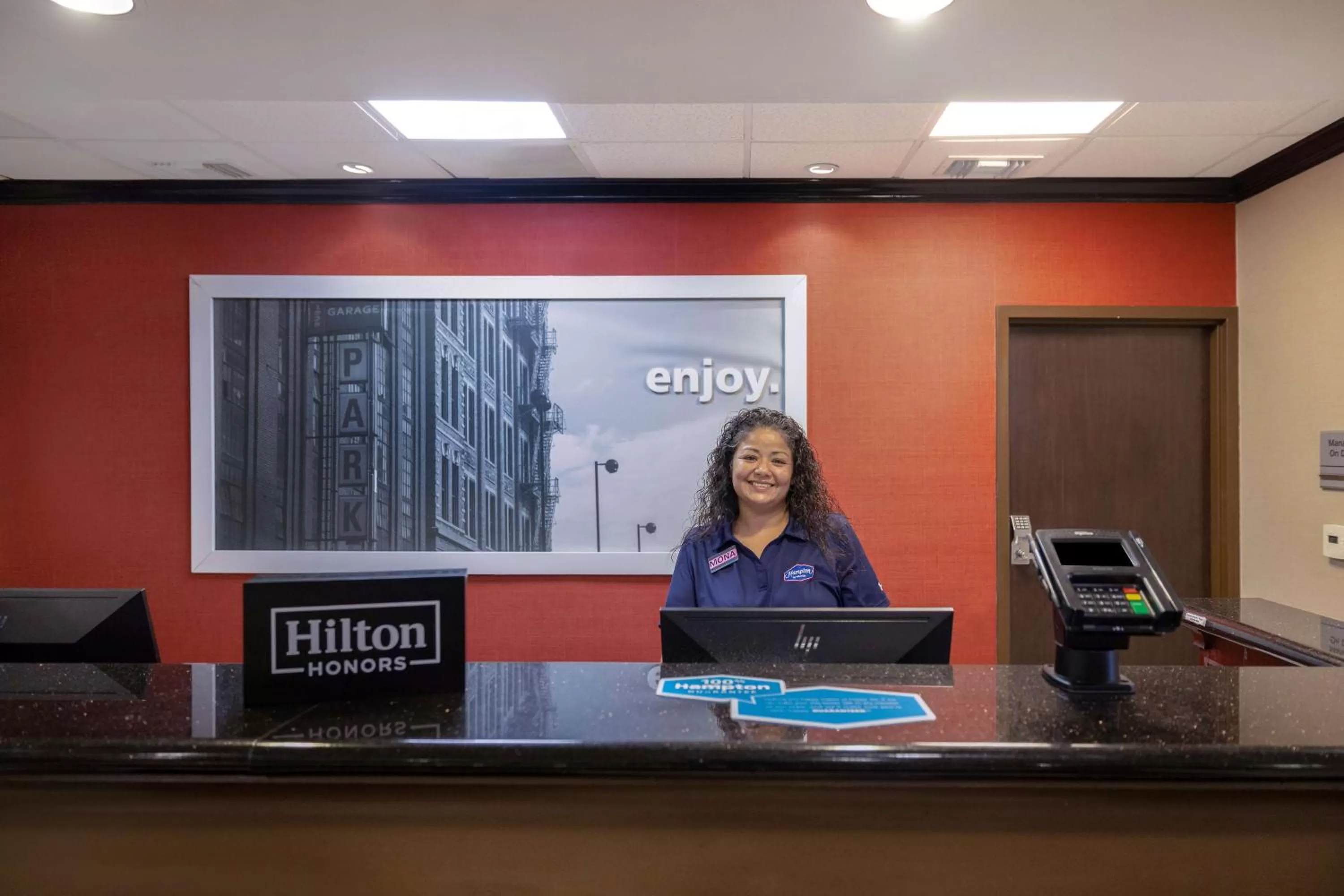 Lobby or reception in Hampton Inn Victoria