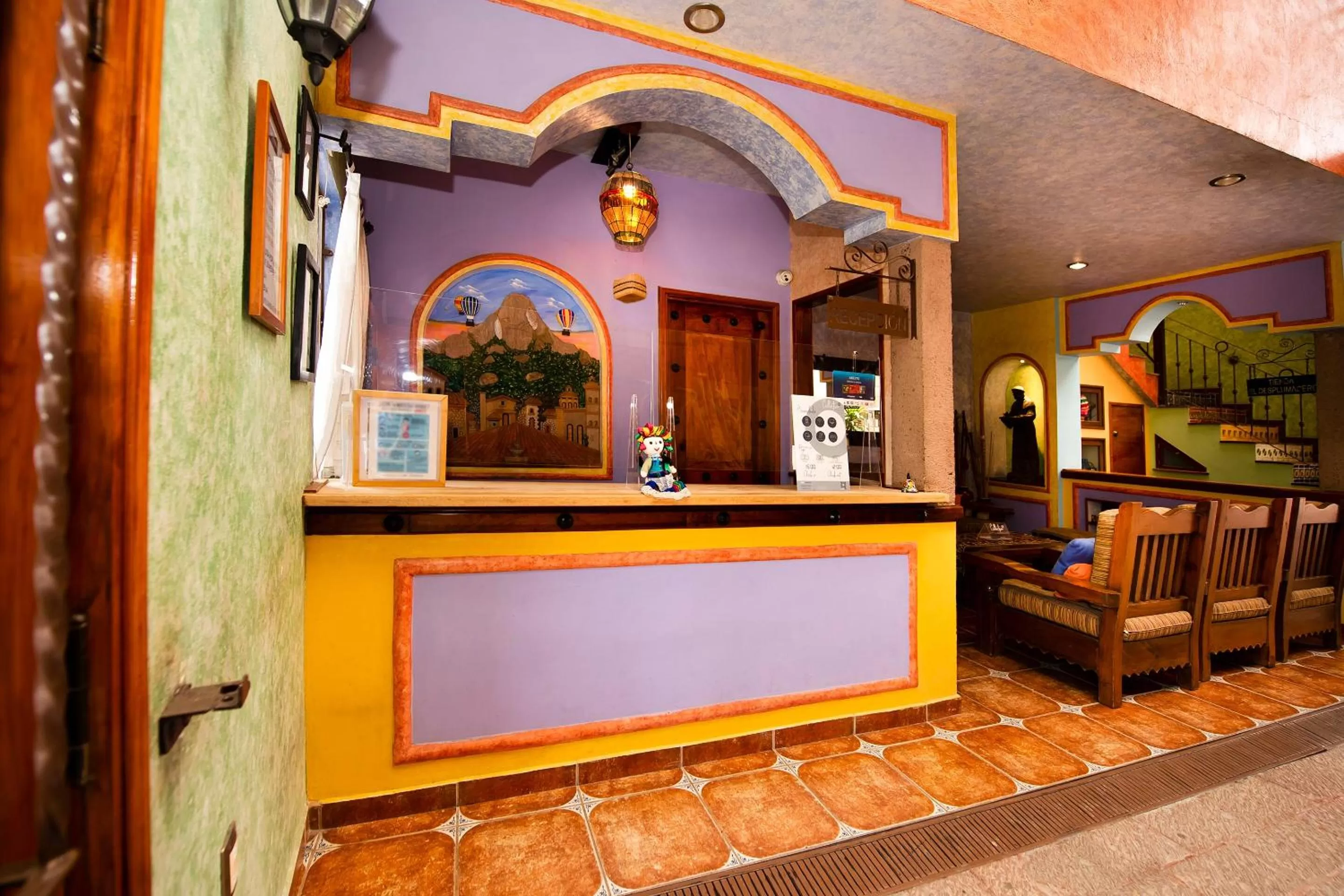 Lobby or reception in La Casona Tequisquiapan Hotel & Spa