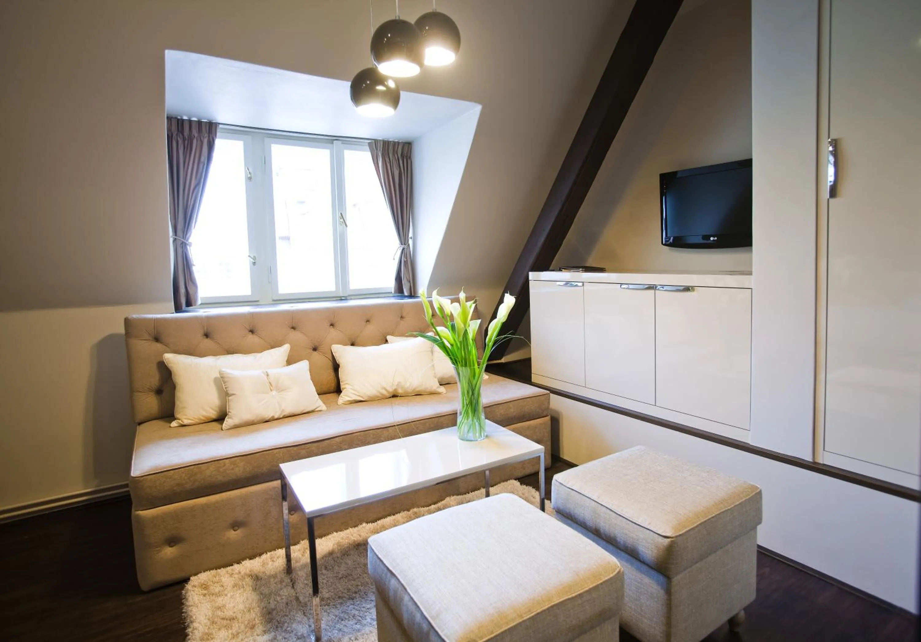 Seating area in Design Hotel Jewel Prague