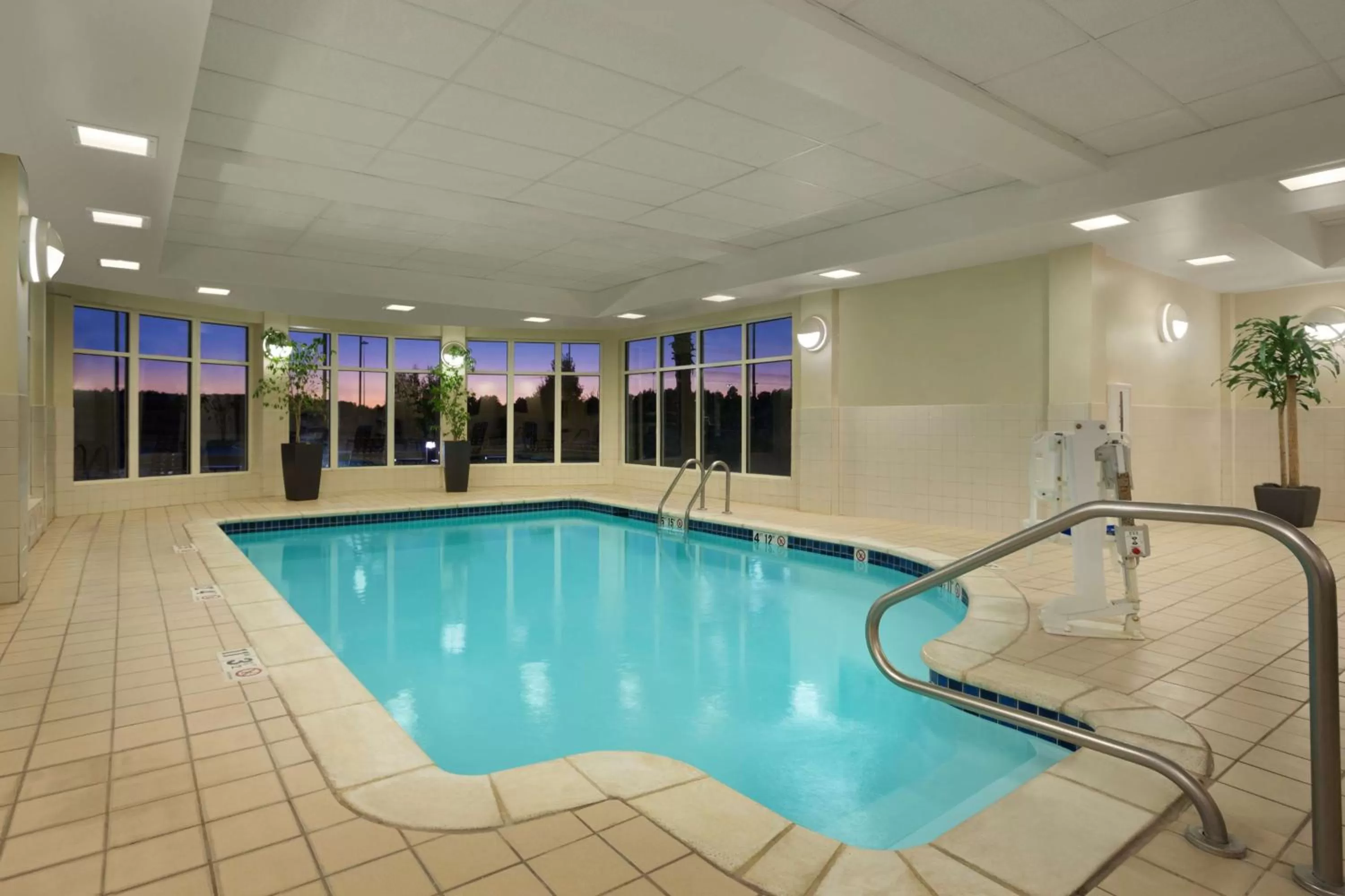 Pool view in Hilton Garden Inn West Monroe