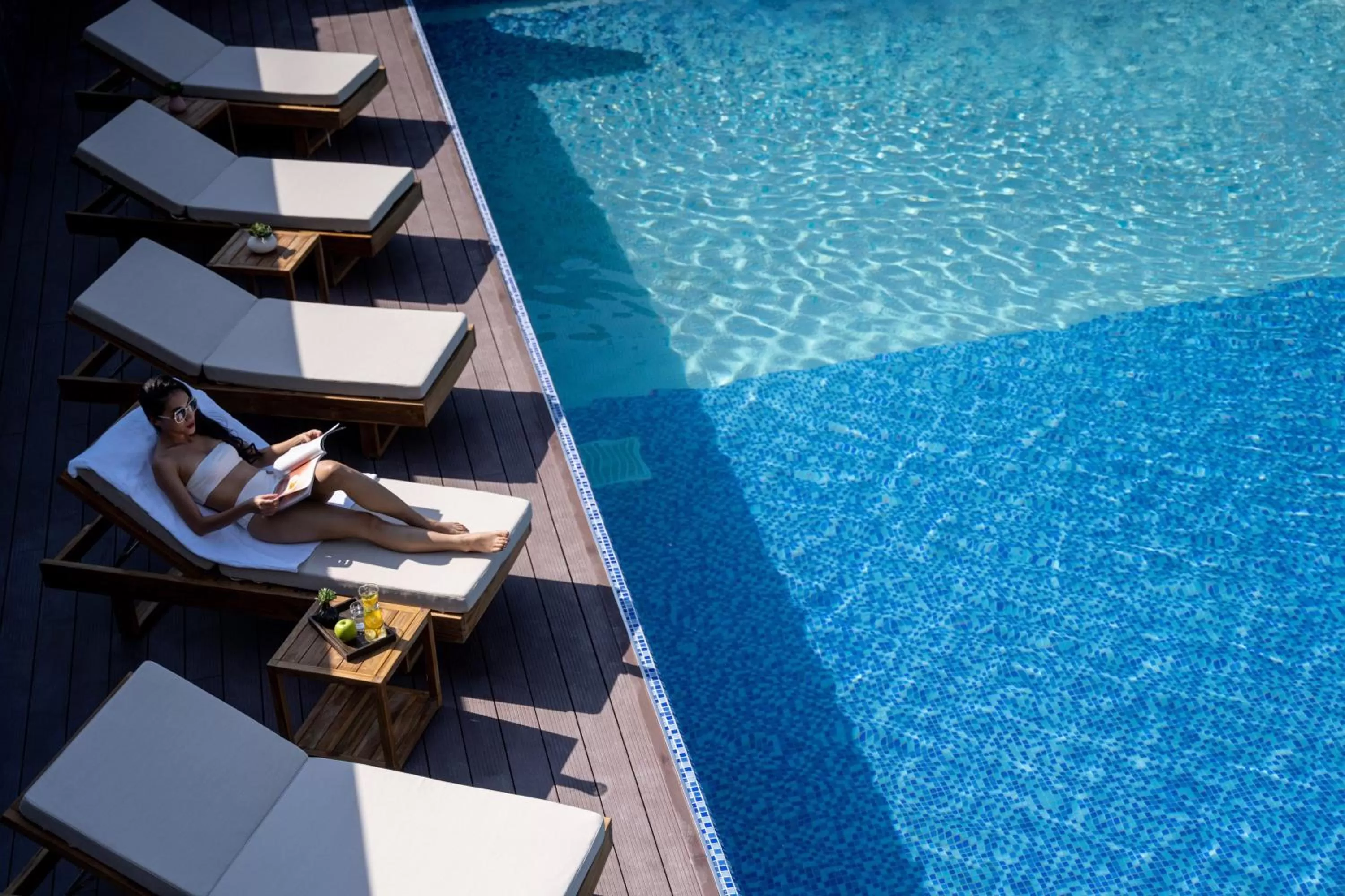 Swimming pool in Crowne Plaza Vinh Yen City Centre by IHG