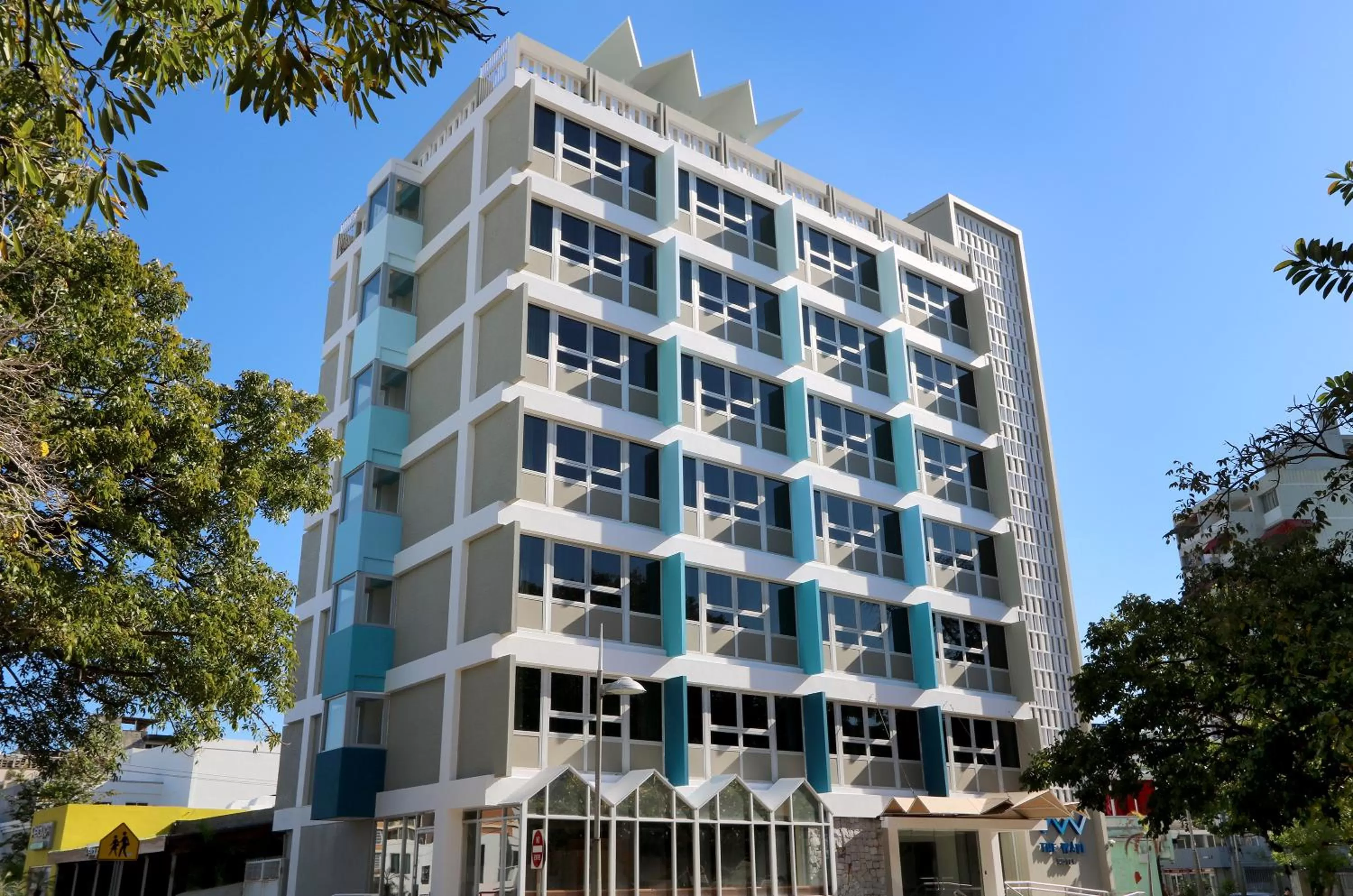 Property building in The Wave Hotel Condado