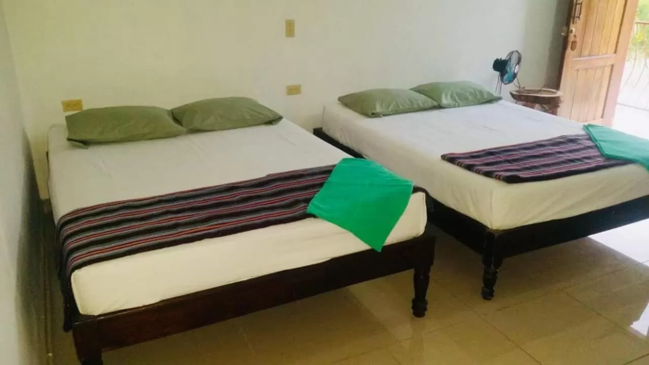 Bed in Hotel & Hostal Yaxkin Copan