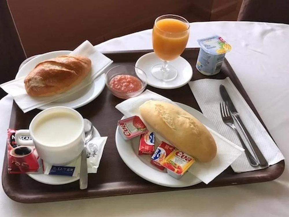 Continental breakfast in Hotel Anfora