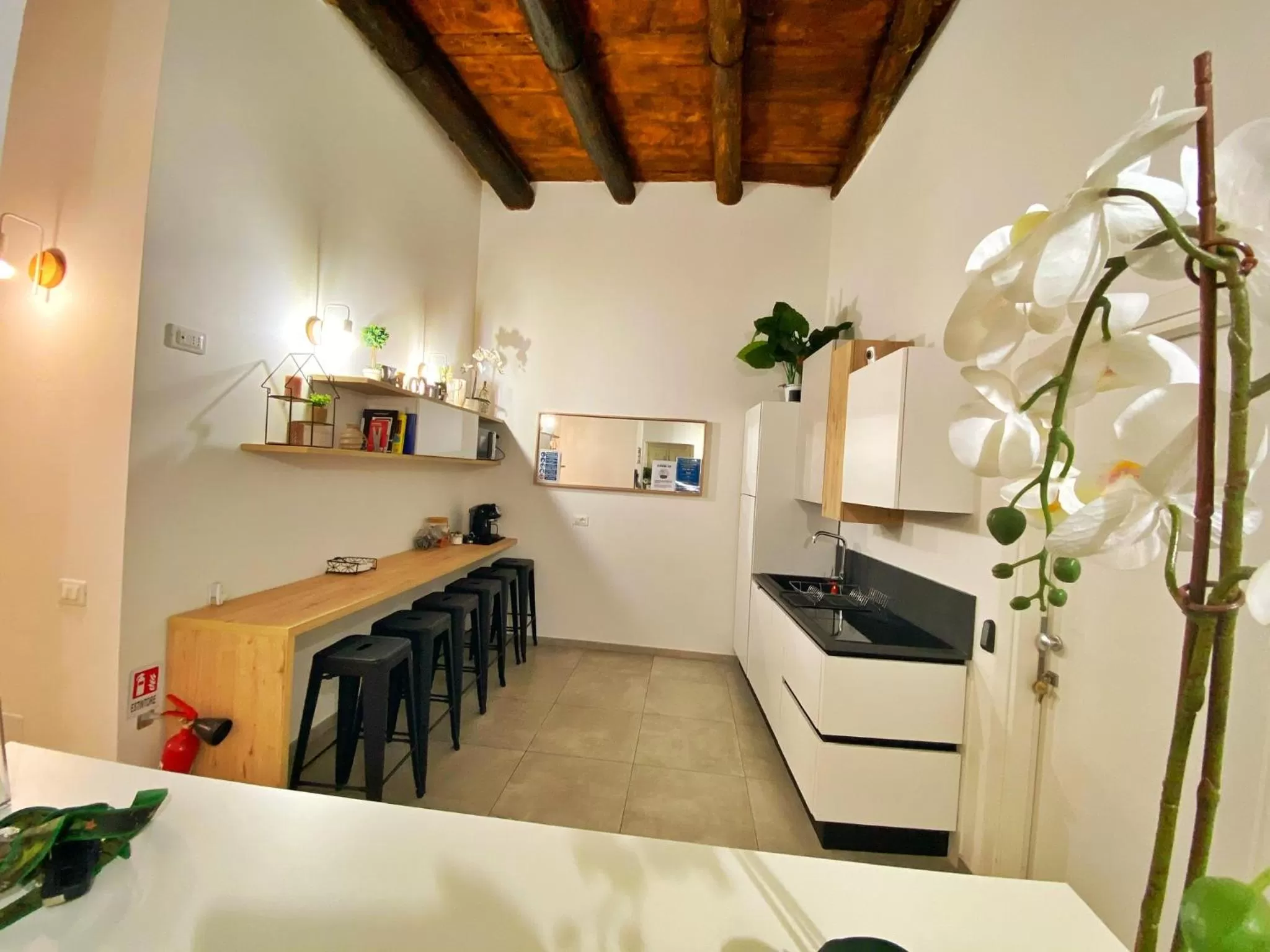 Kitchen or kitchenette in B&B Salerno IN Centro