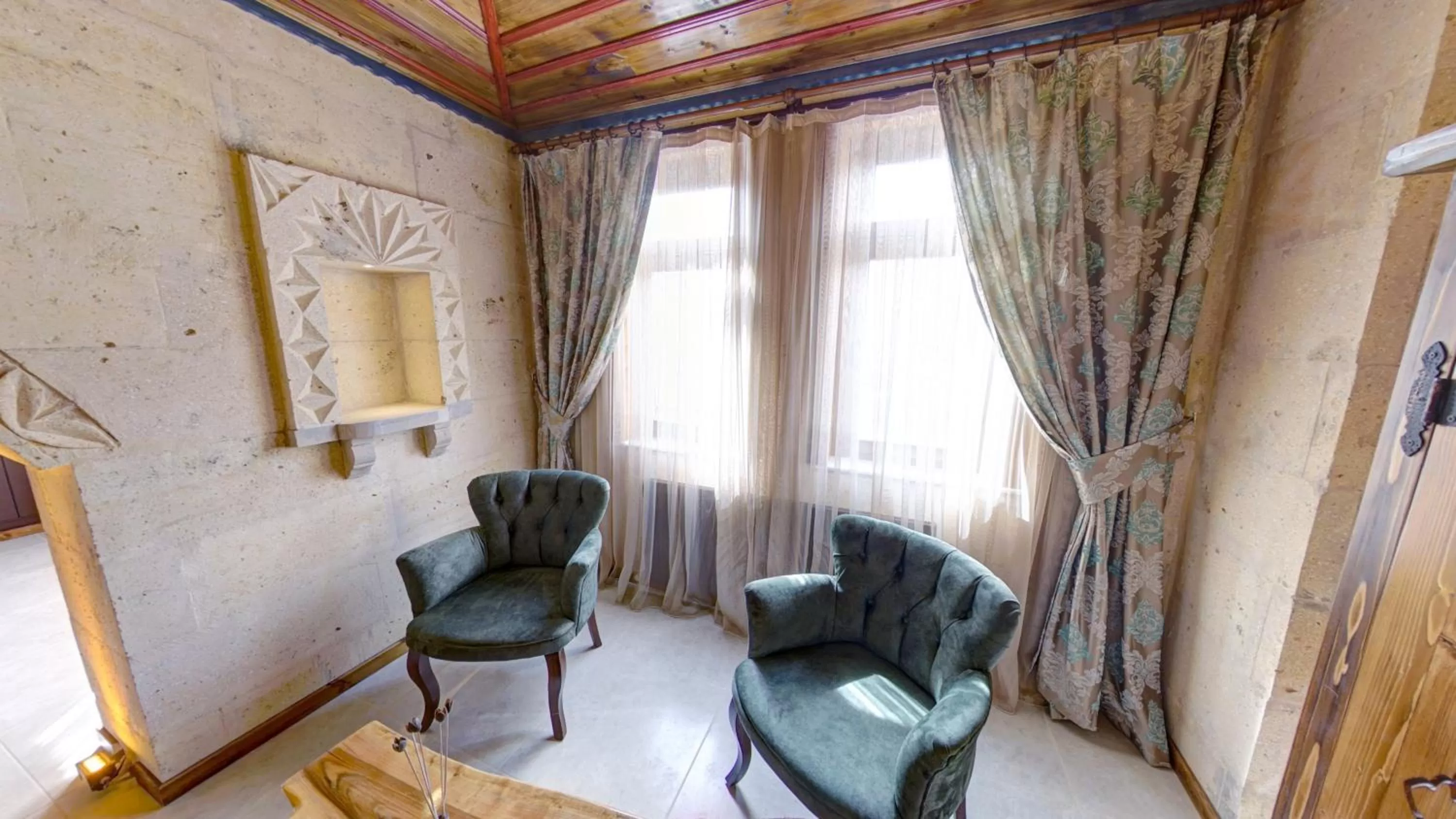 Seating area in Premium Cappadocia House