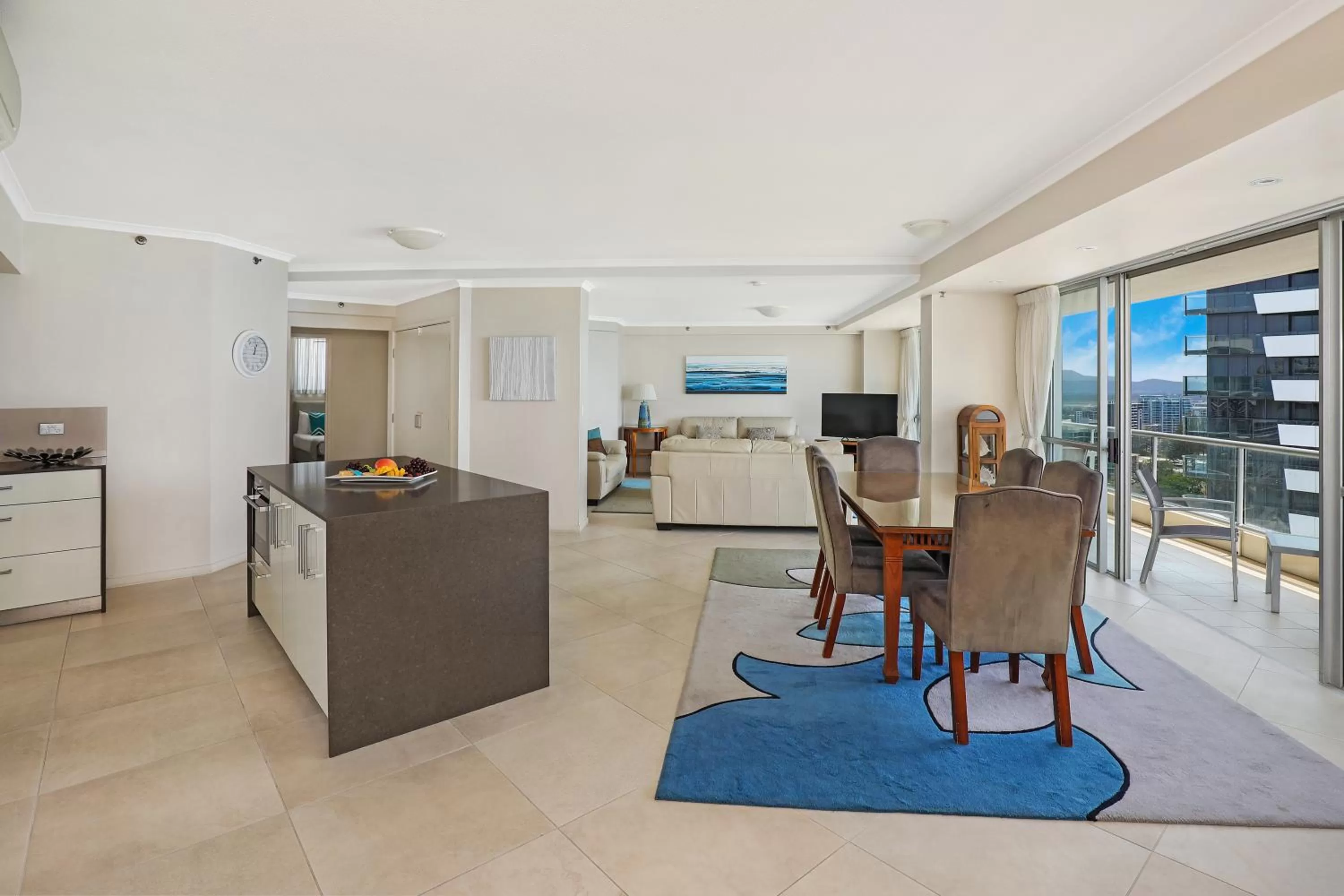 Living room in ULTIQA Points North