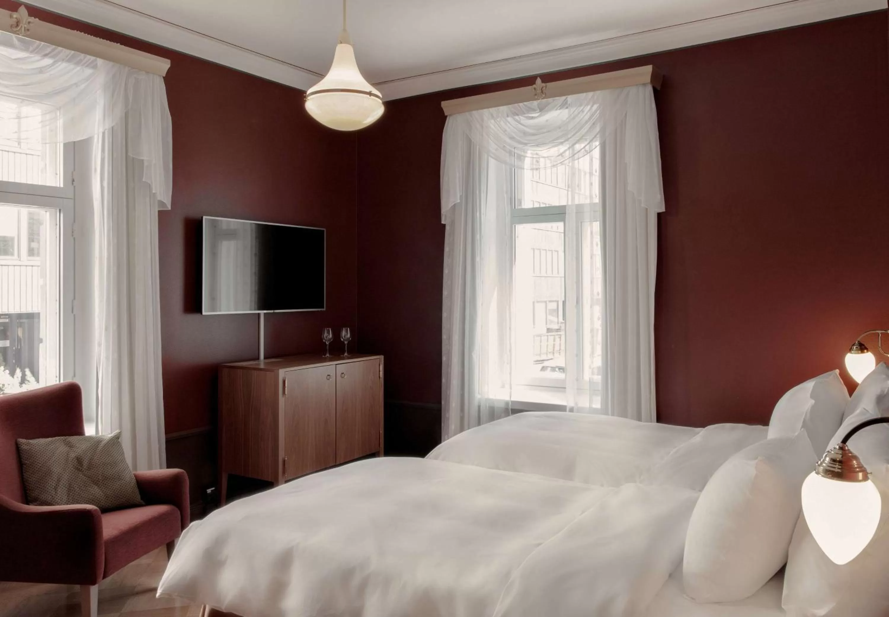 Bed in Radisson Blu Aleksanteri Hotel, Helsinki