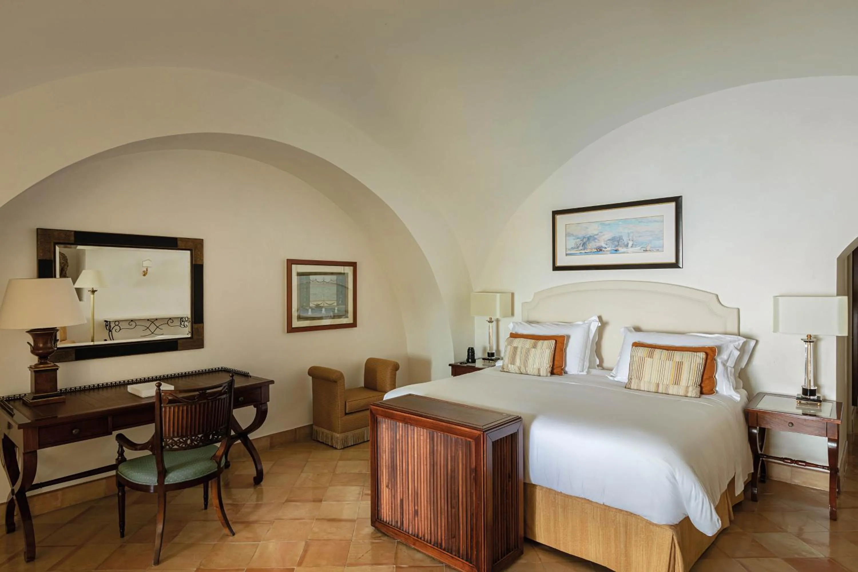 Bedroom, Bed in Caruso, A Belmond Hotel, Amalfi Coast