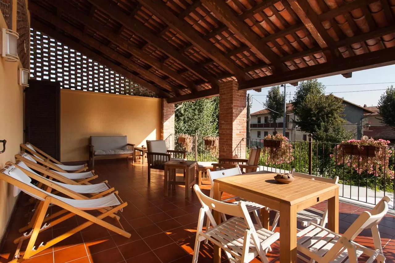 Balcony/Terrace in Residenza Del Lago