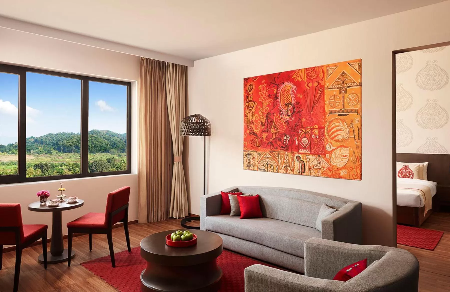 Bed in Vivanta Guwahati