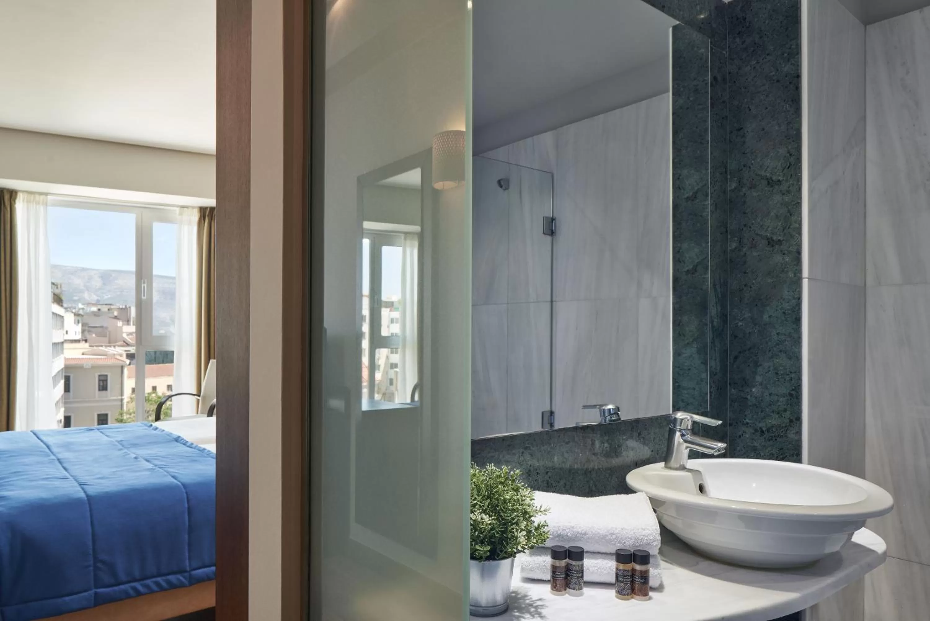 Toilet, Bed in Arion Athens Hotel