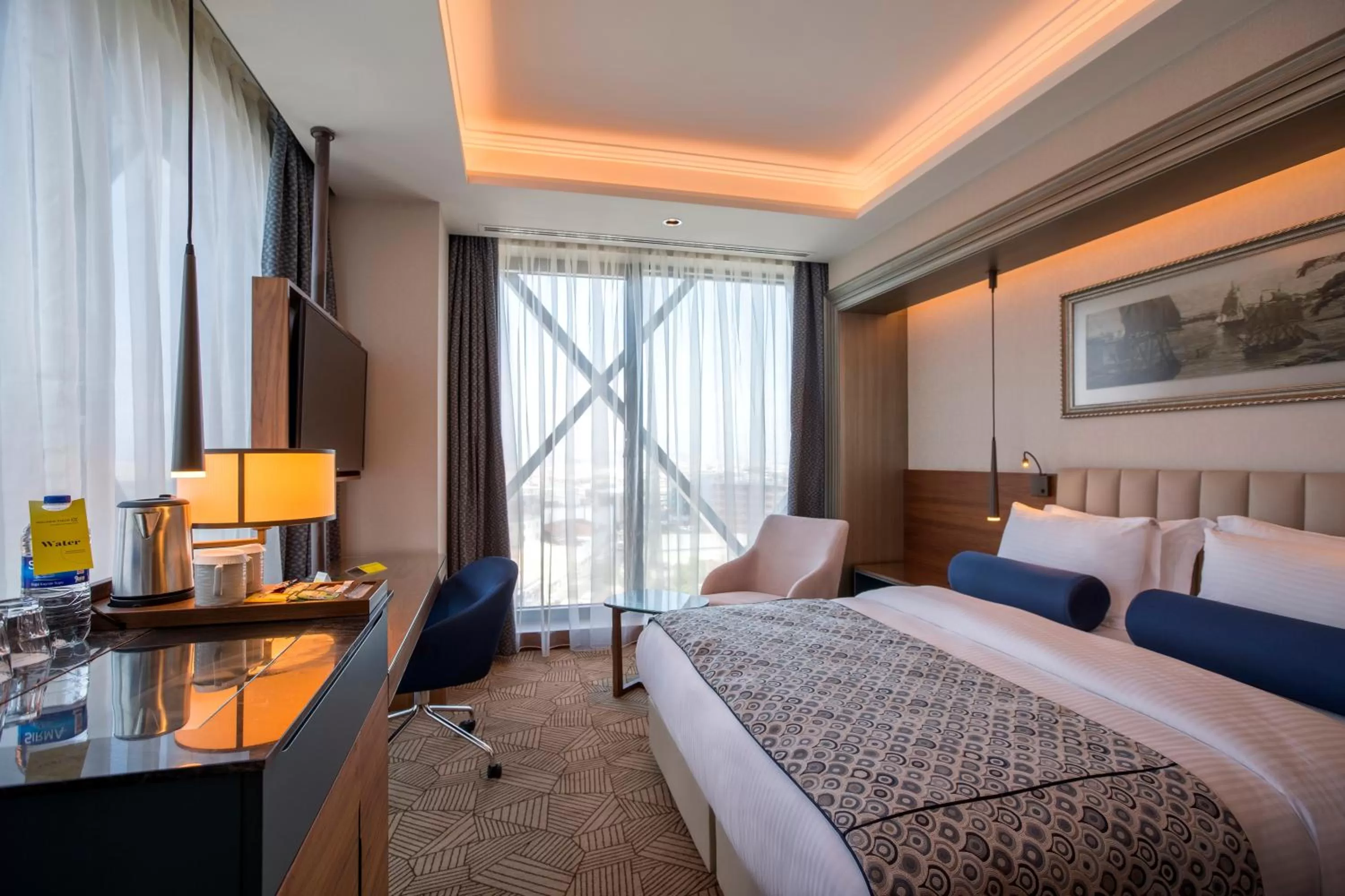 Bed in Golden Tulip Istanbul Bayrampasa