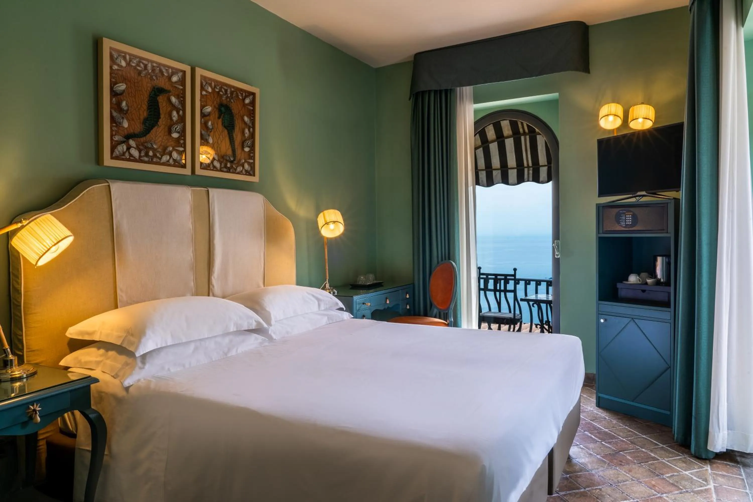 Bed in Hotel Villa Ducale