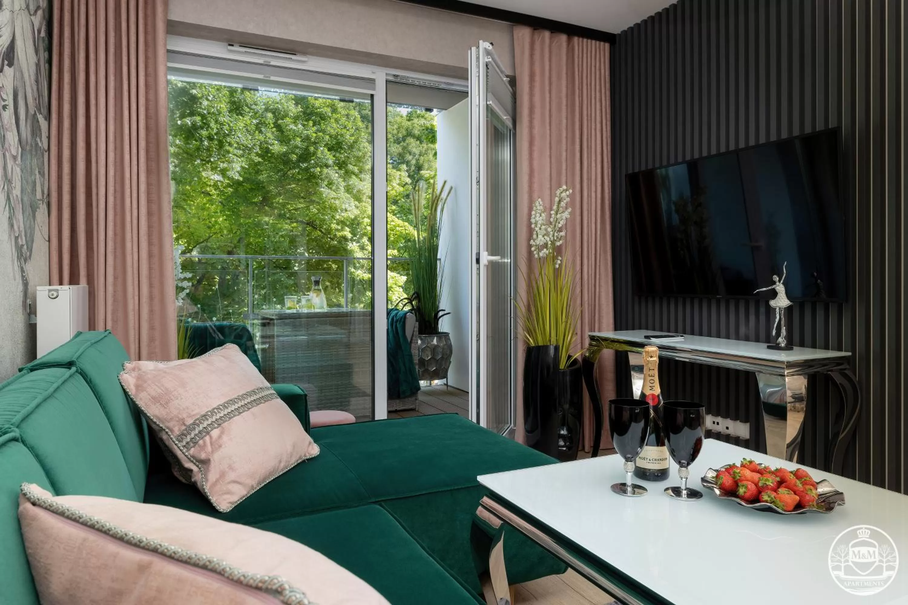 Living room, Seating Area in Nadmorskie Tarasy - Apartments M&M