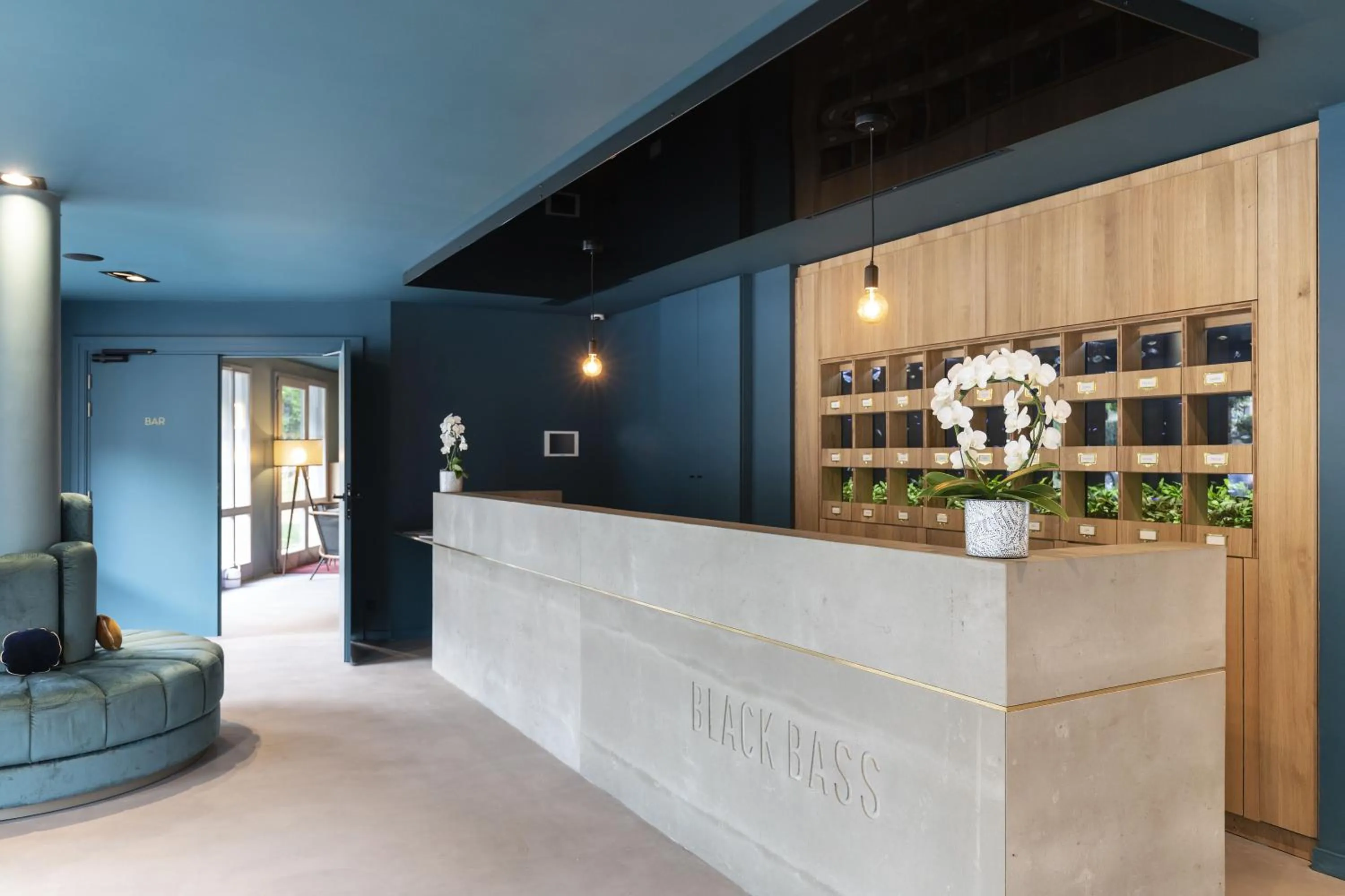 Property logo or sign in Black Bass Hotel