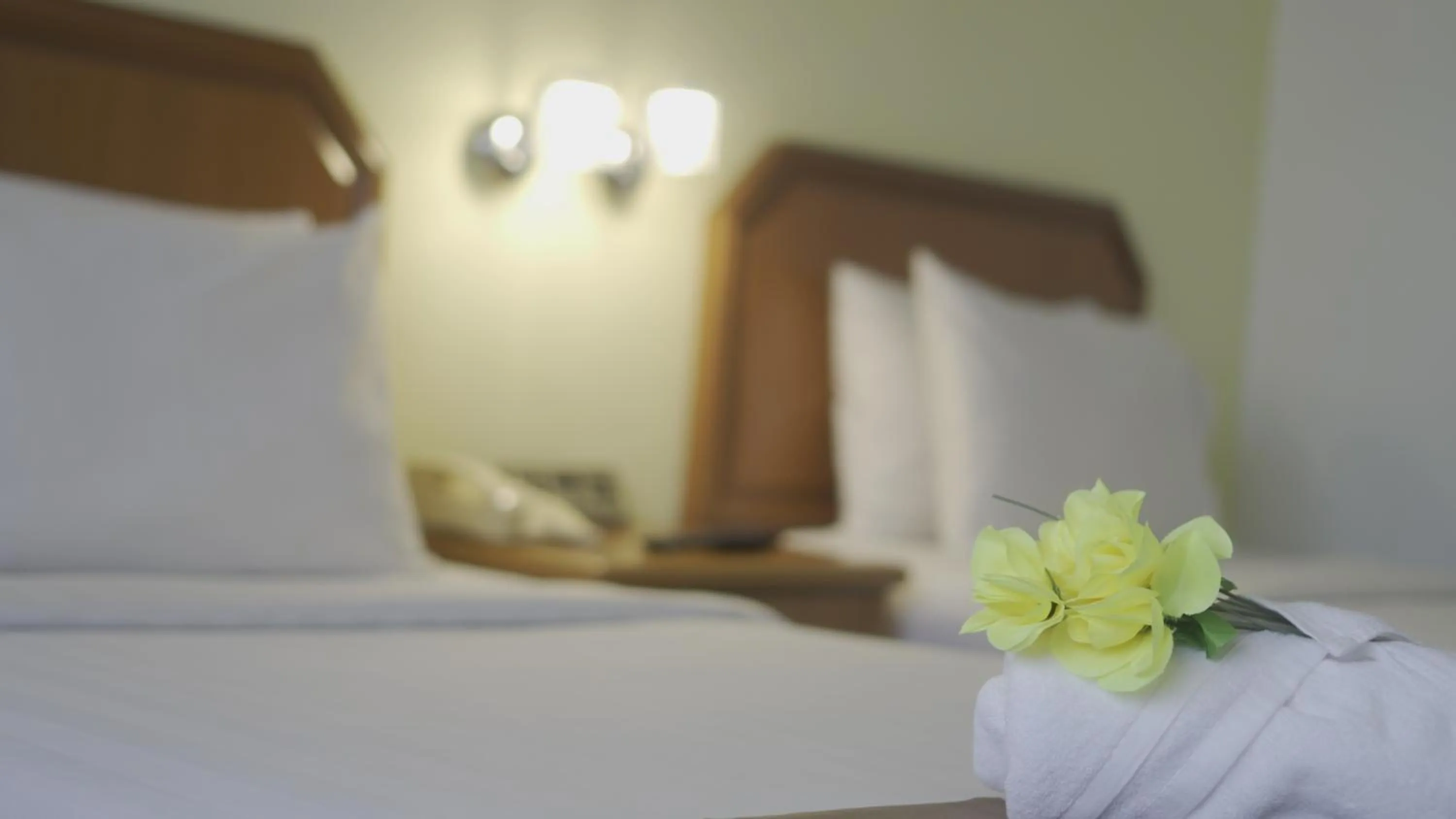 Bed in Hotel Sandakan