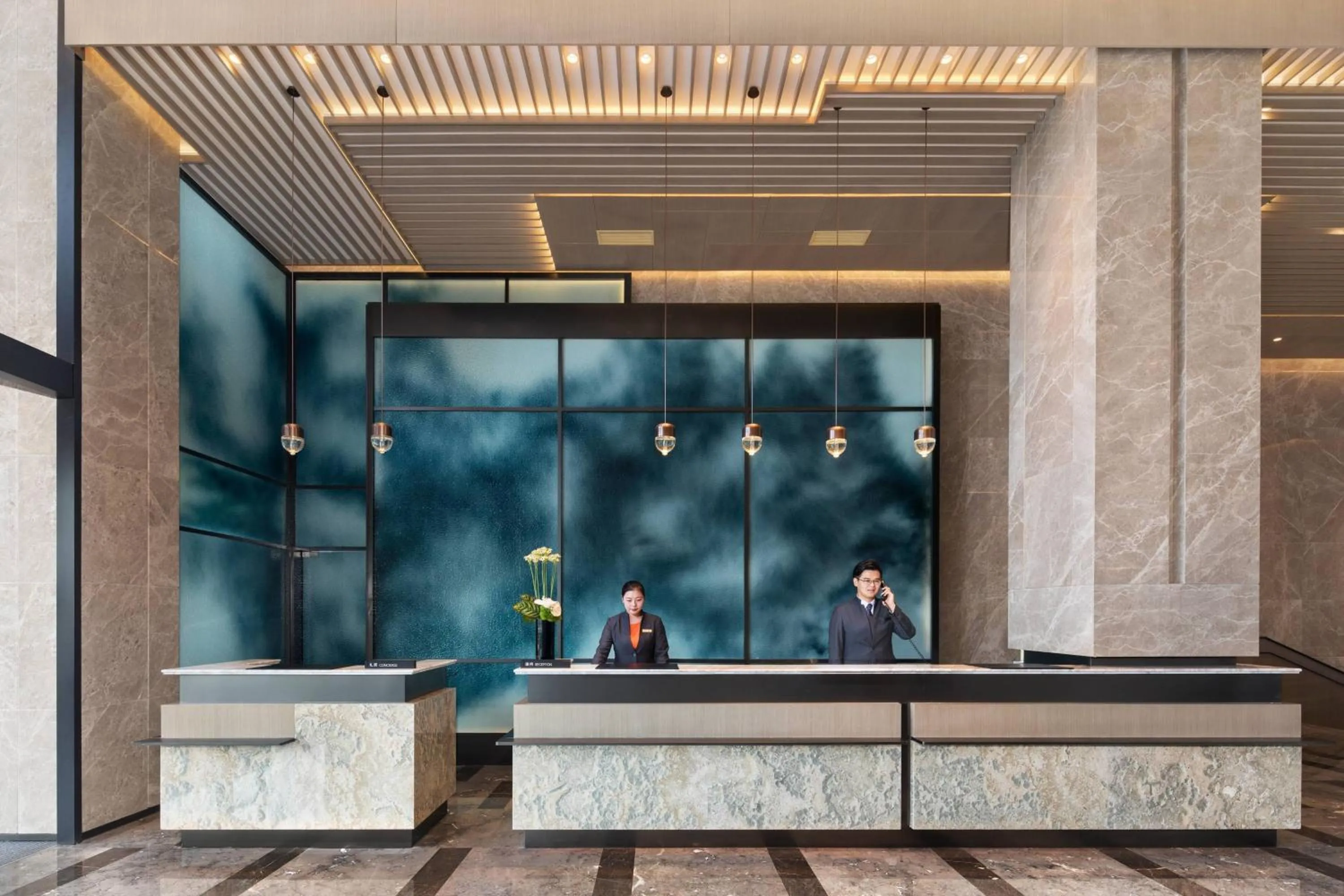 Lobby or reception in Courtyard by Marriott Hangzhou West