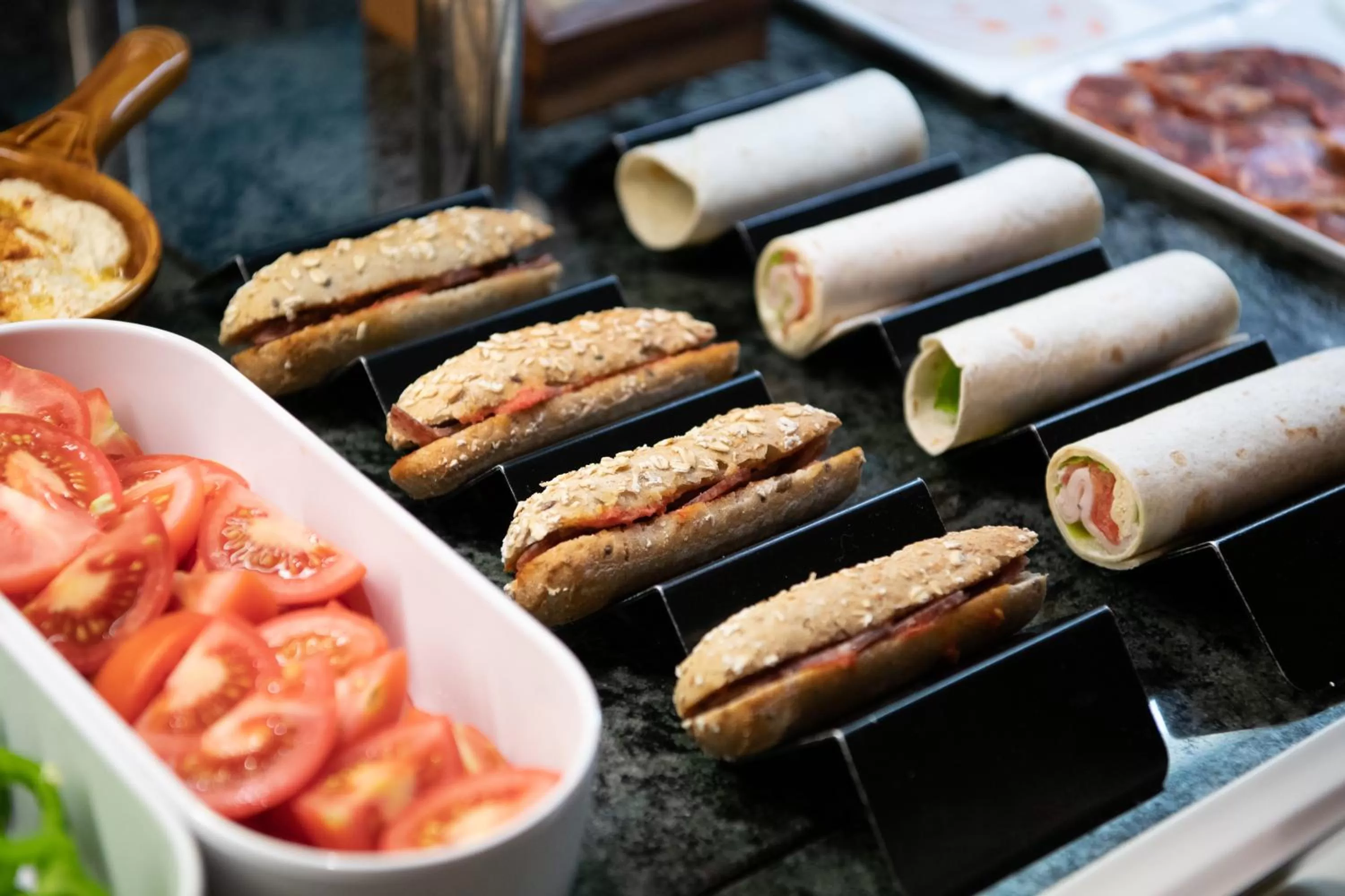 Buffet breakfast in Catalonia Eixample 1864