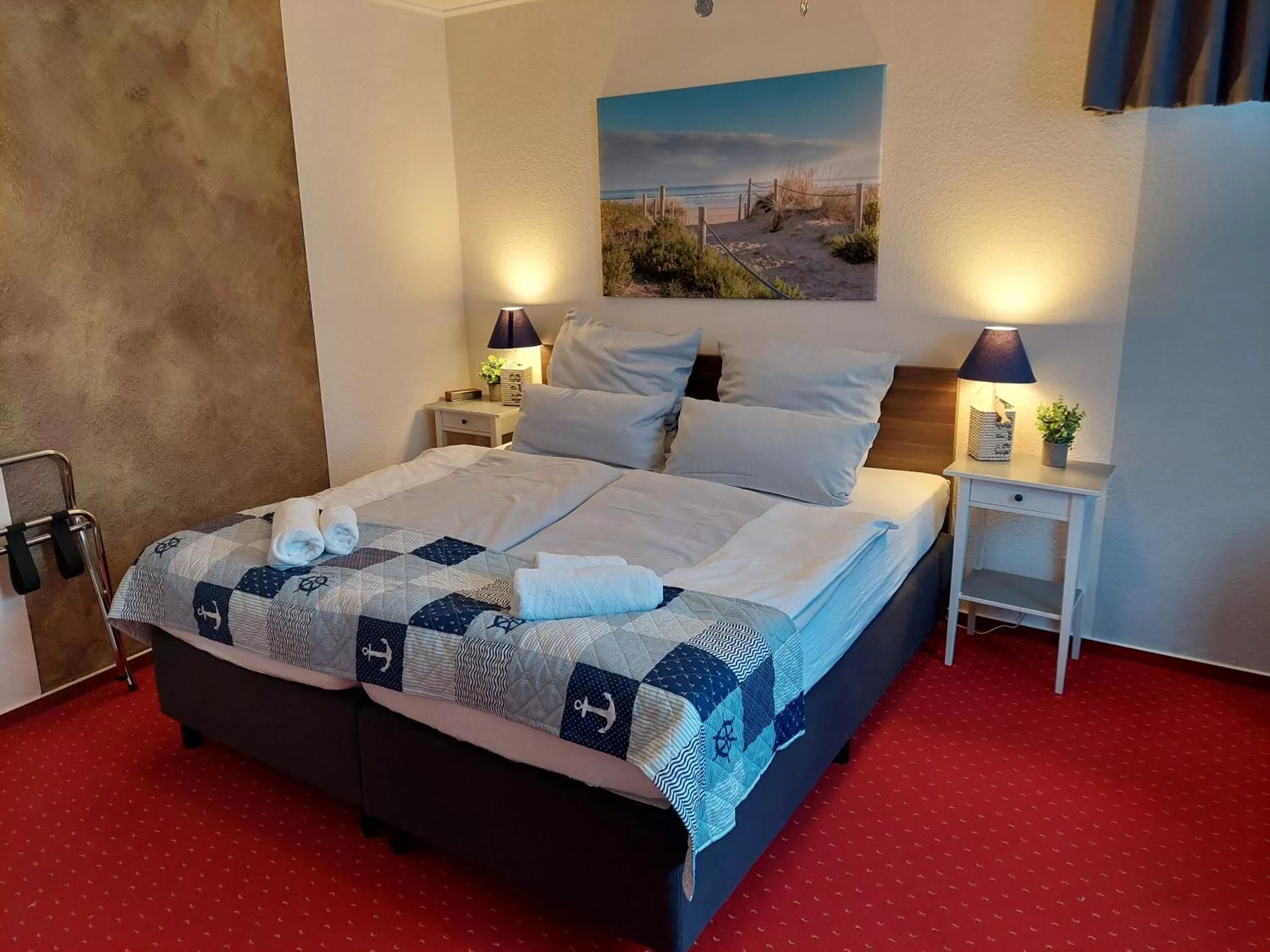 Bed in Hotel Rosmarin