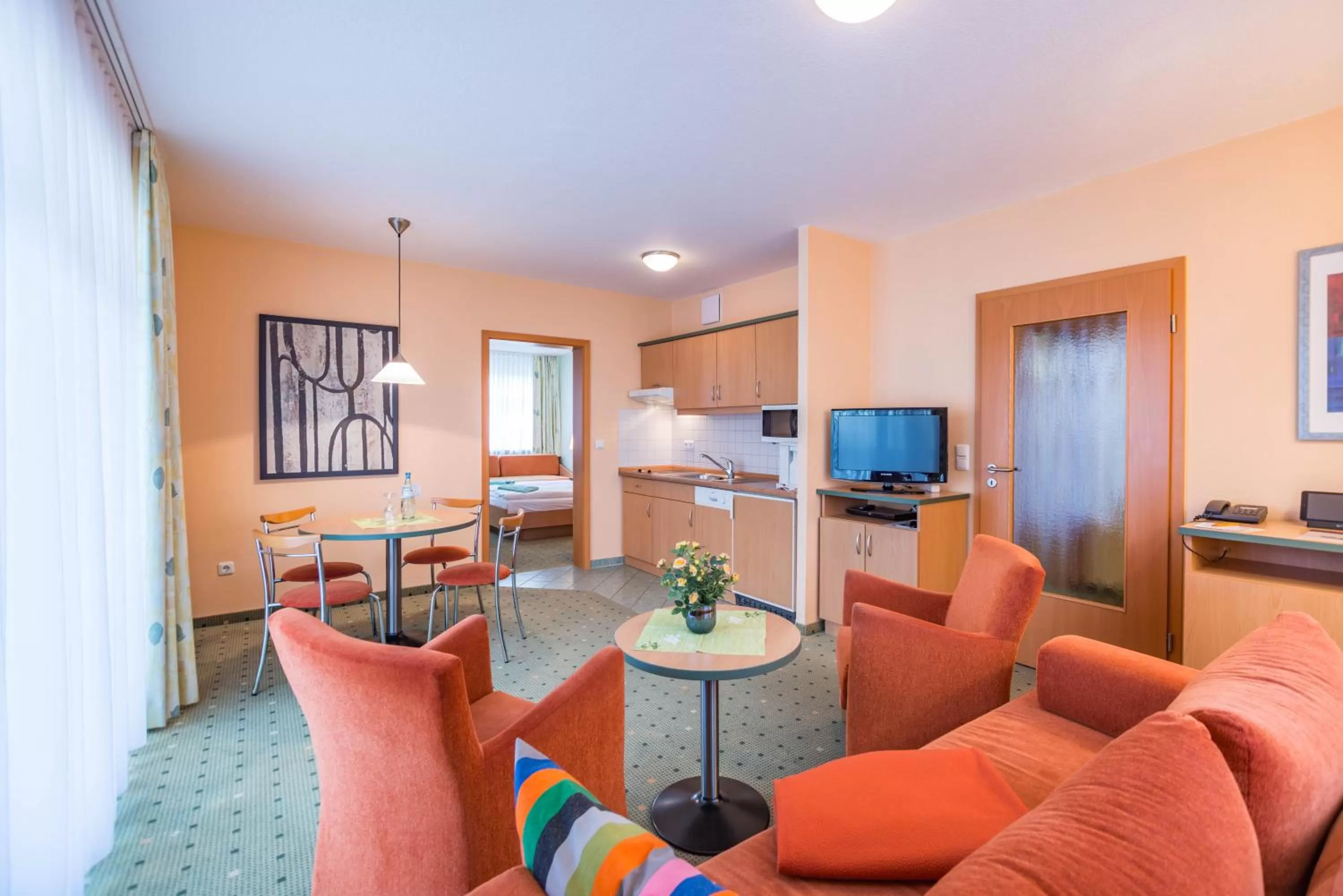 Photo of the whole room, Seating Area in Am Weststrand Apartmenthaus Waldeck