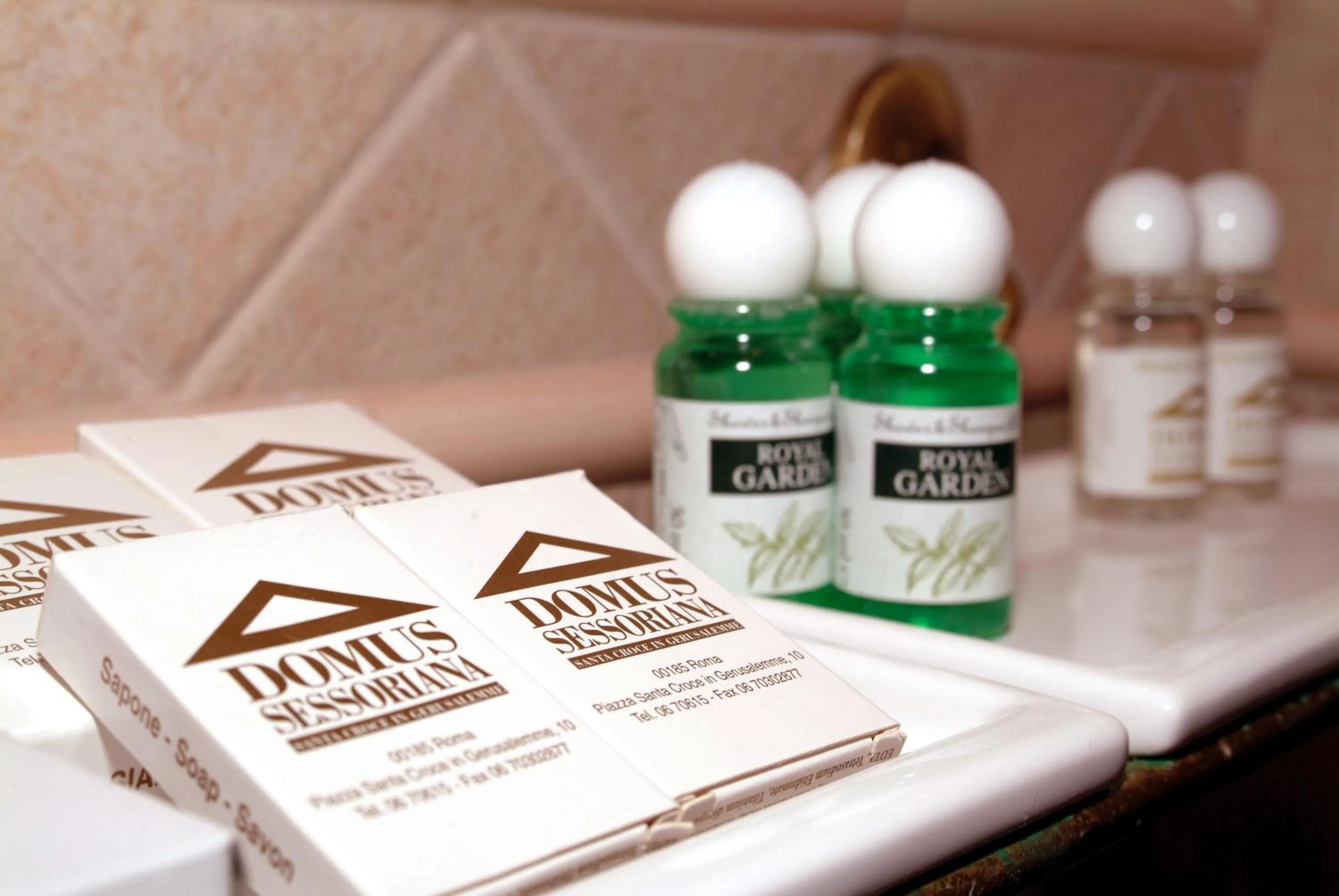 Decorative detail in Domus Sessoriana