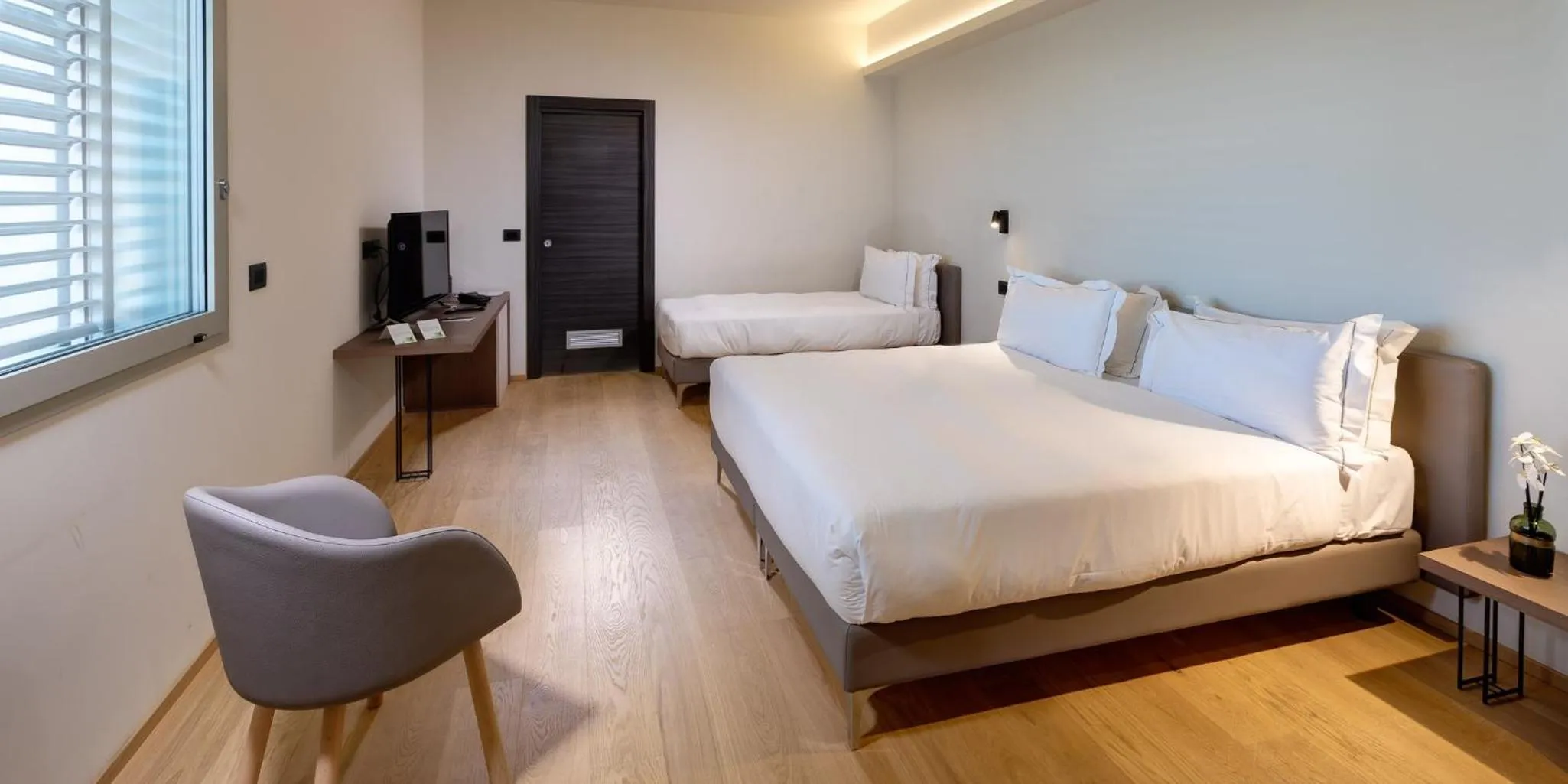 Bed in Hotel The Cube