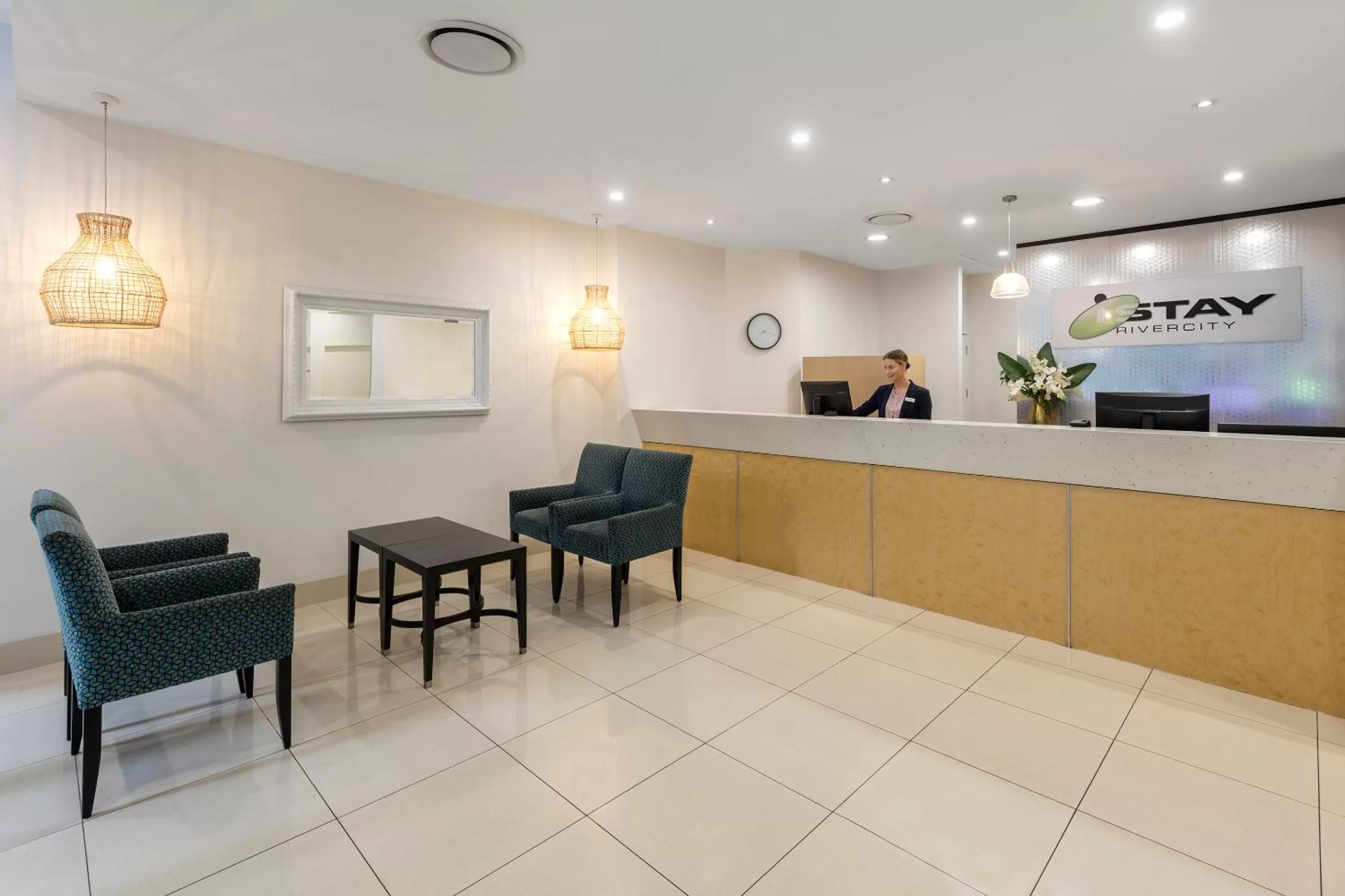 Lobby or reception in Oaks Brisbane River City Suites