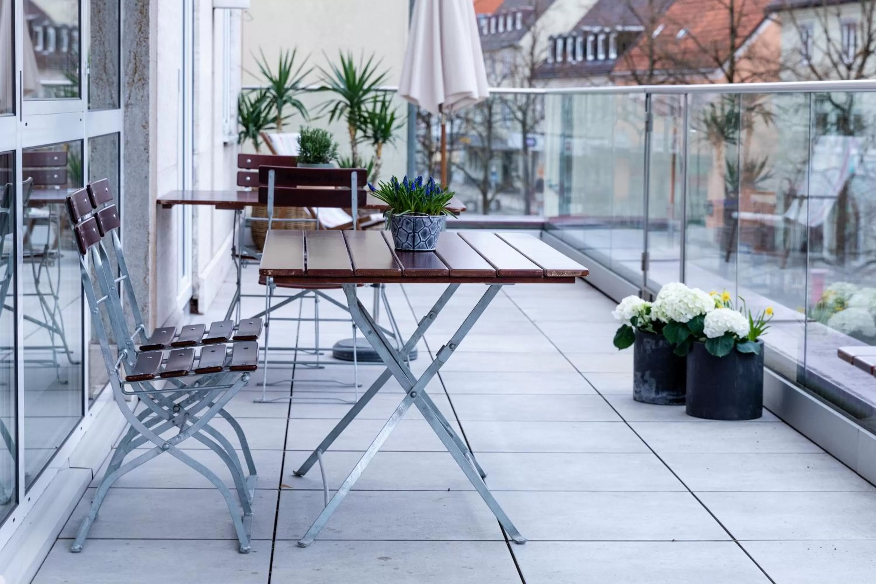 City view in Stadthotel Freilassing