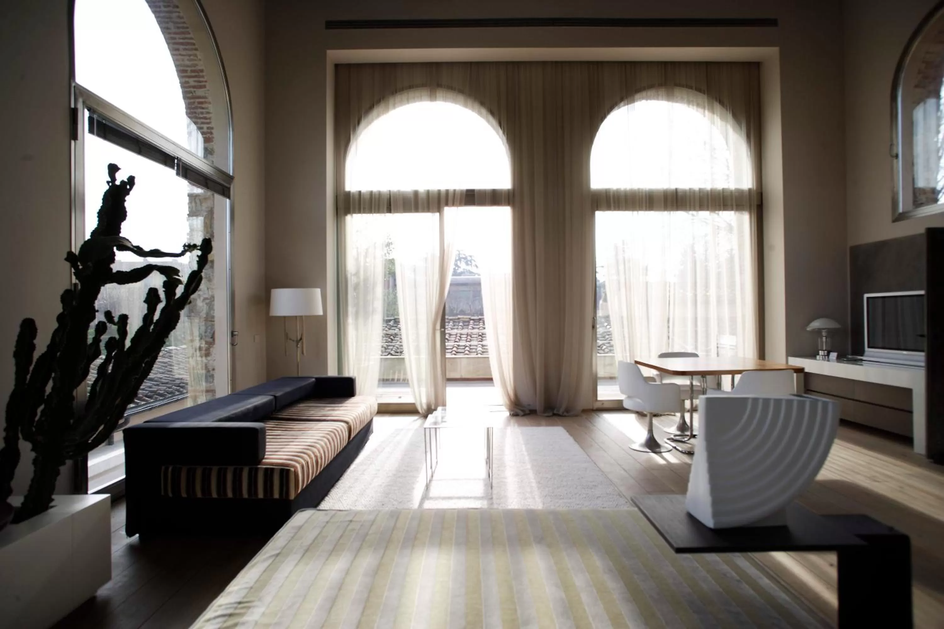 Communal lounge/ TV room in Riva Lofts Florence