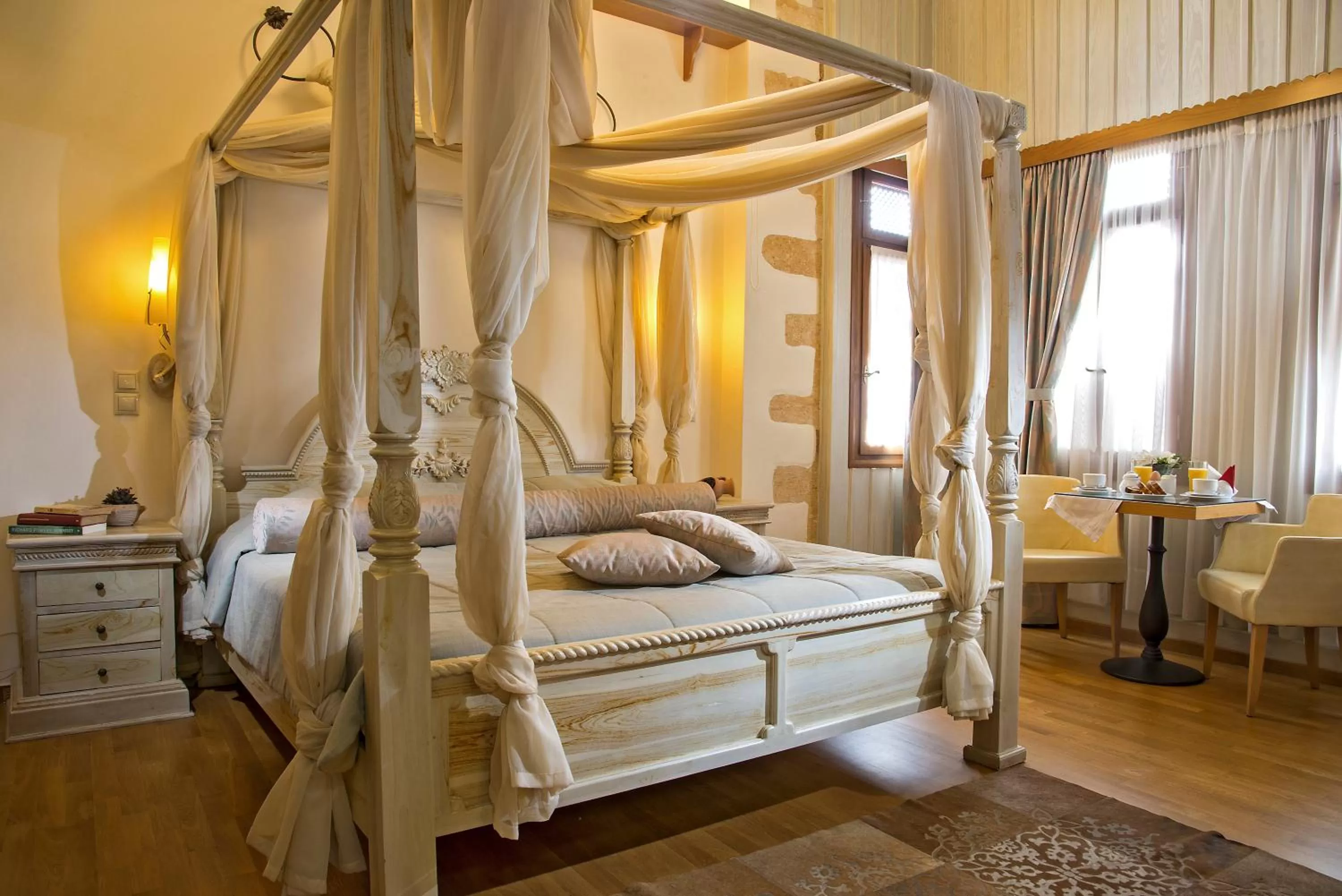 Bed in Ionas Boutique Hotel