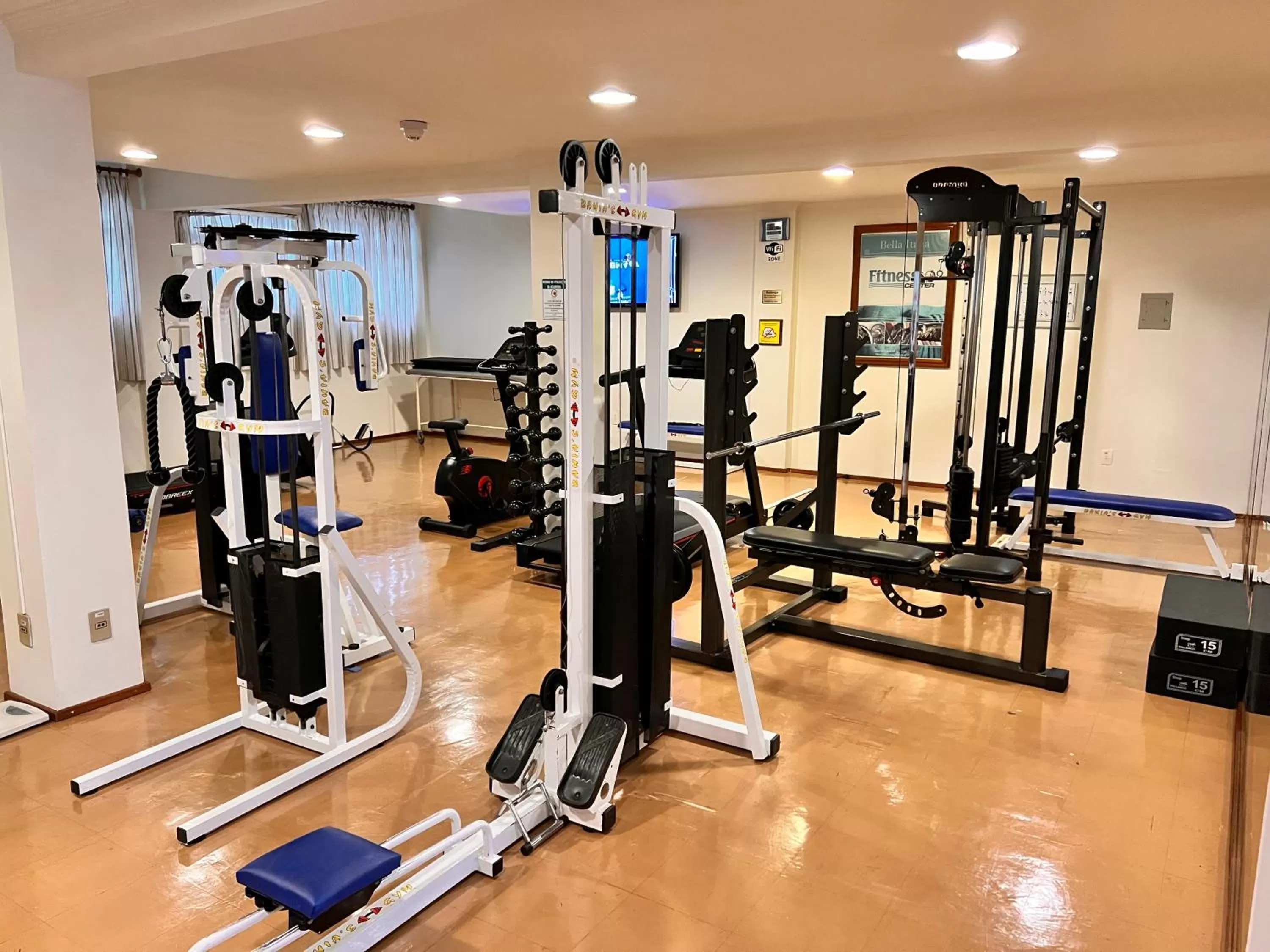 Fitness centre/facilities in Hotel Bella Italia