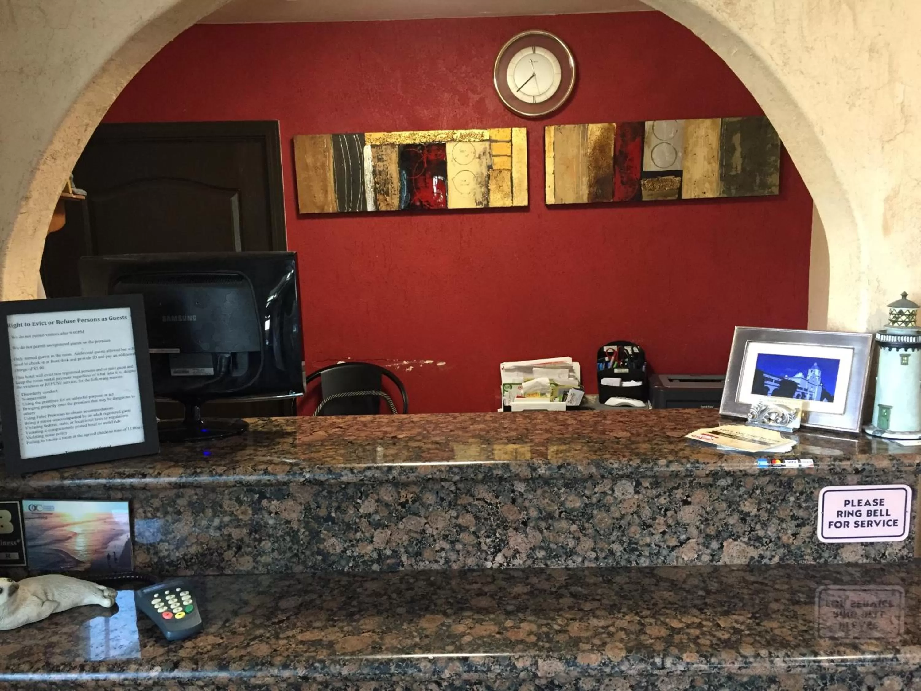 Lobby or reception in Harbor Inn & Suites Oceanside