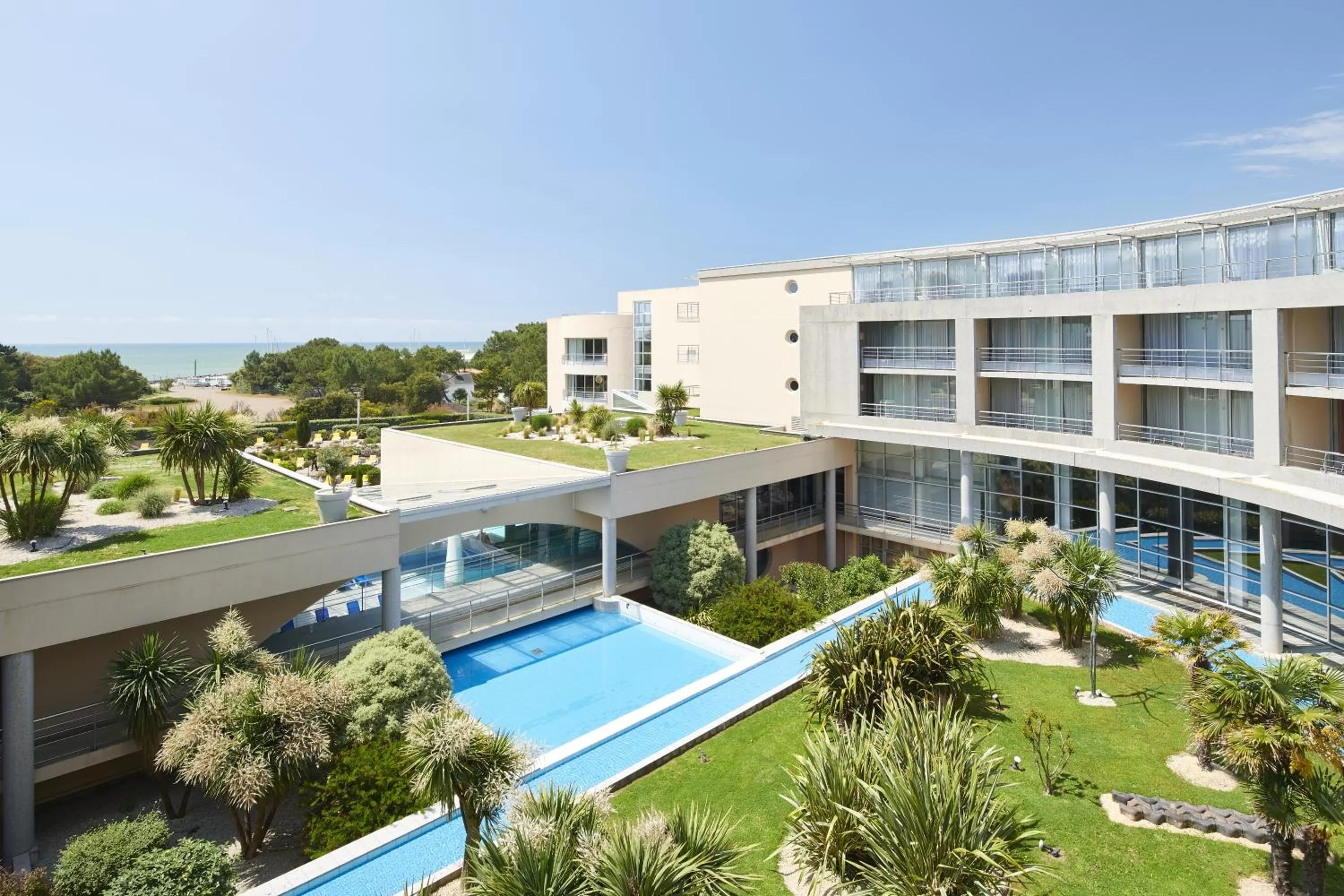 Pool view in Club Vacances Bleues Les Jardins De l'Atlantique