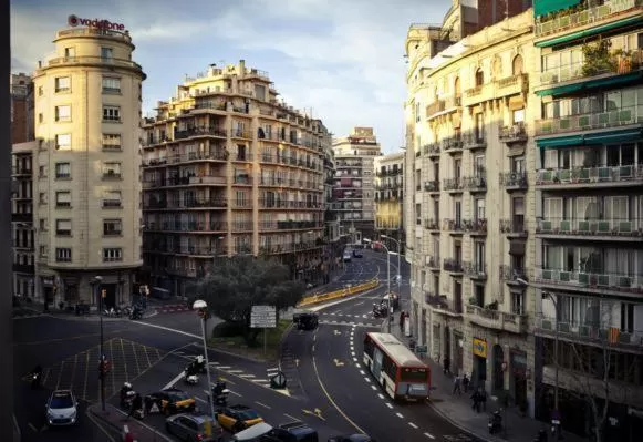 Facade/entrance in Hotel Via Augusta