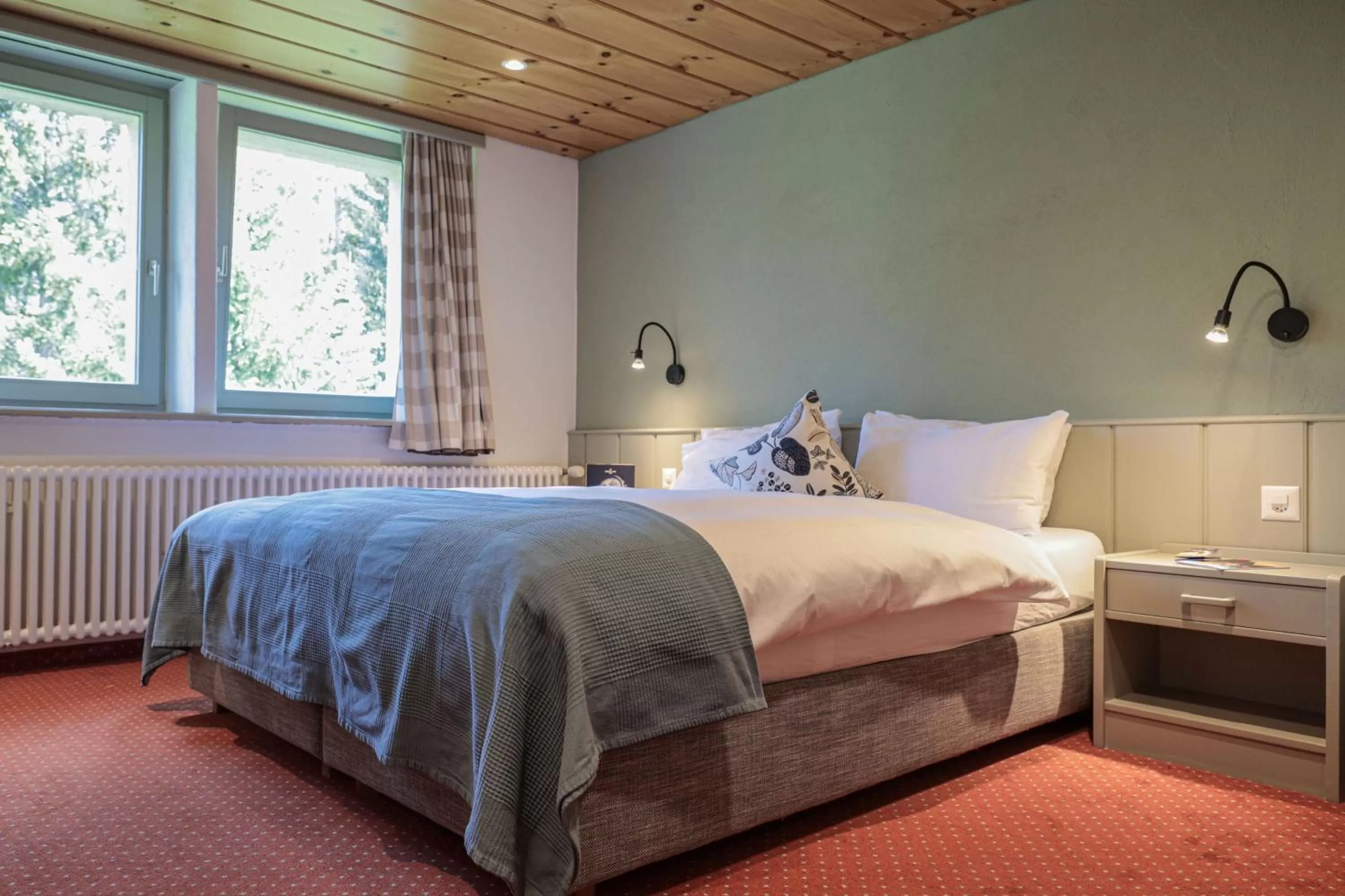 Bed in Hotel Seehof-Arosa