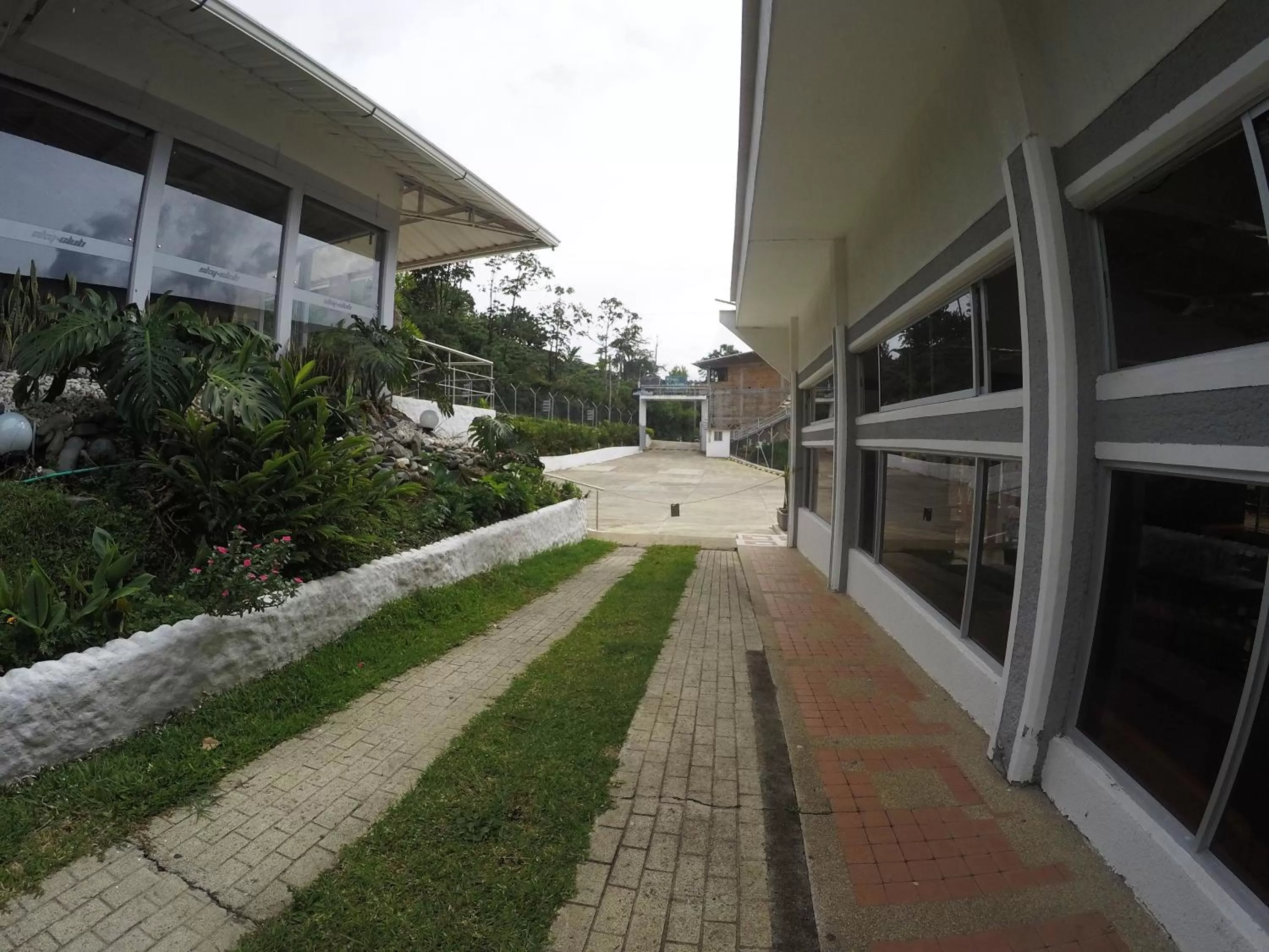 Facade/entrance in Sky Club Eco Hotel
