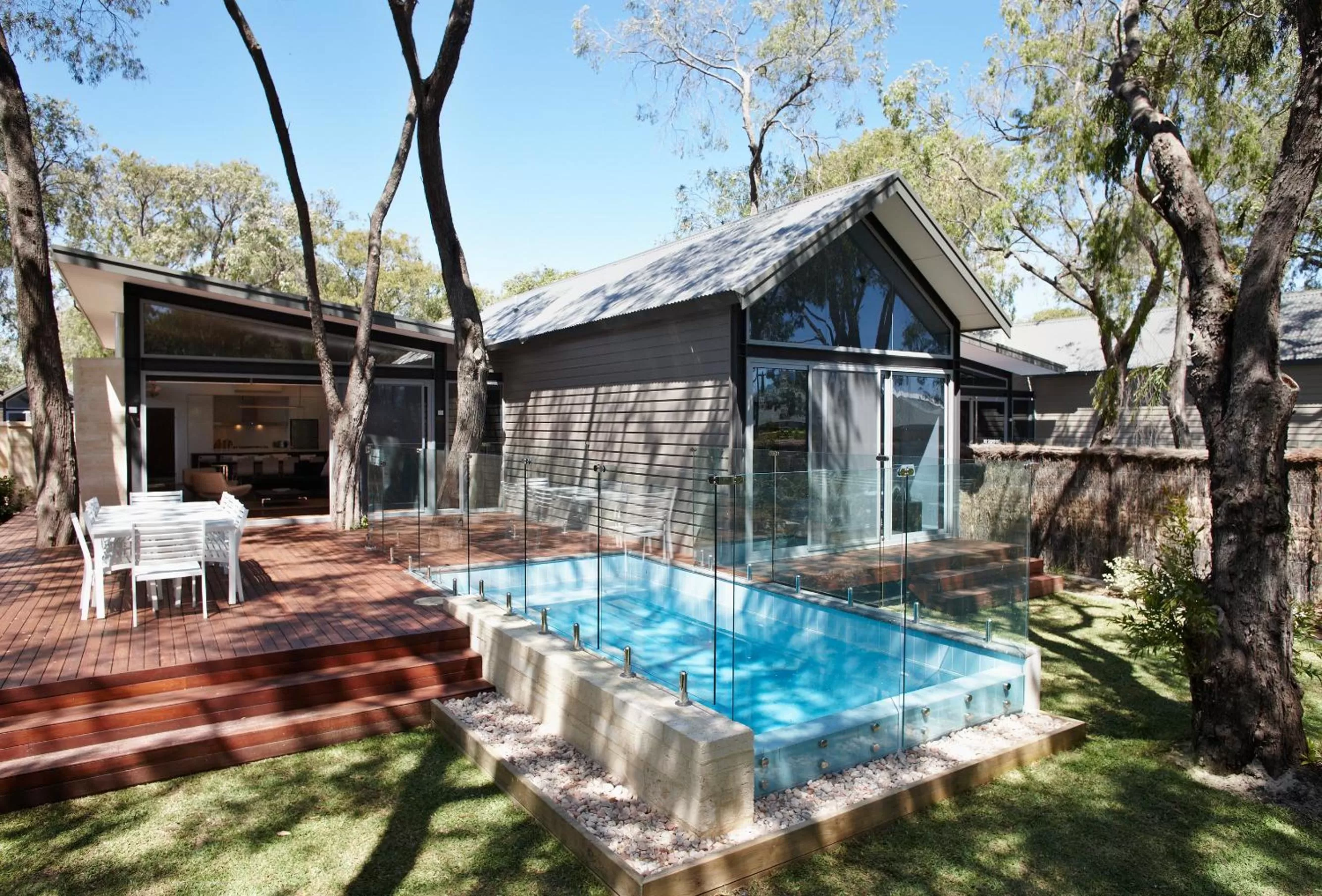 Balcony/Terrace, Swimming Pool in Aqua Resort Busselton