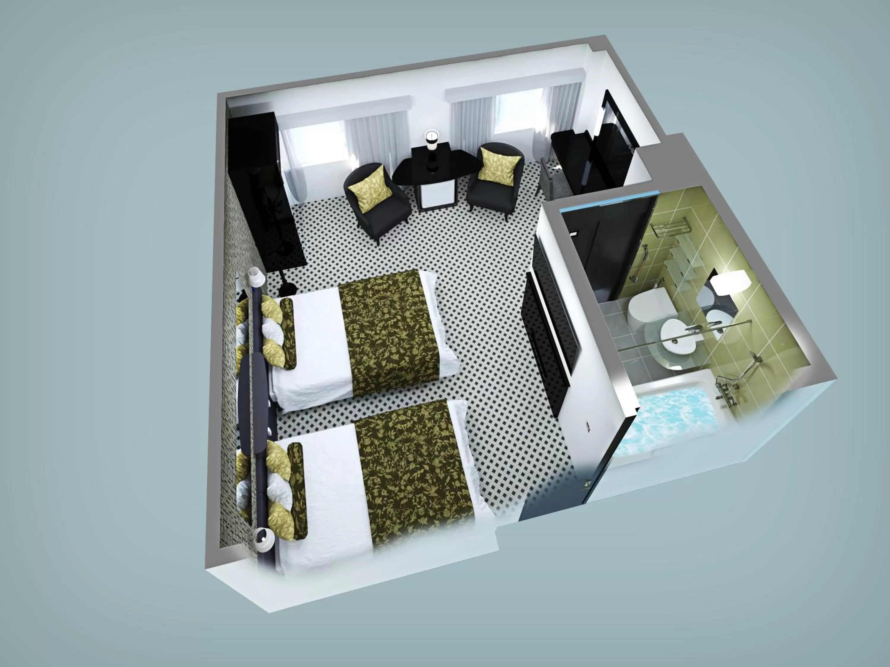 Floor plan in APA Hotel Yamanote Otsuka Ekimae Tower